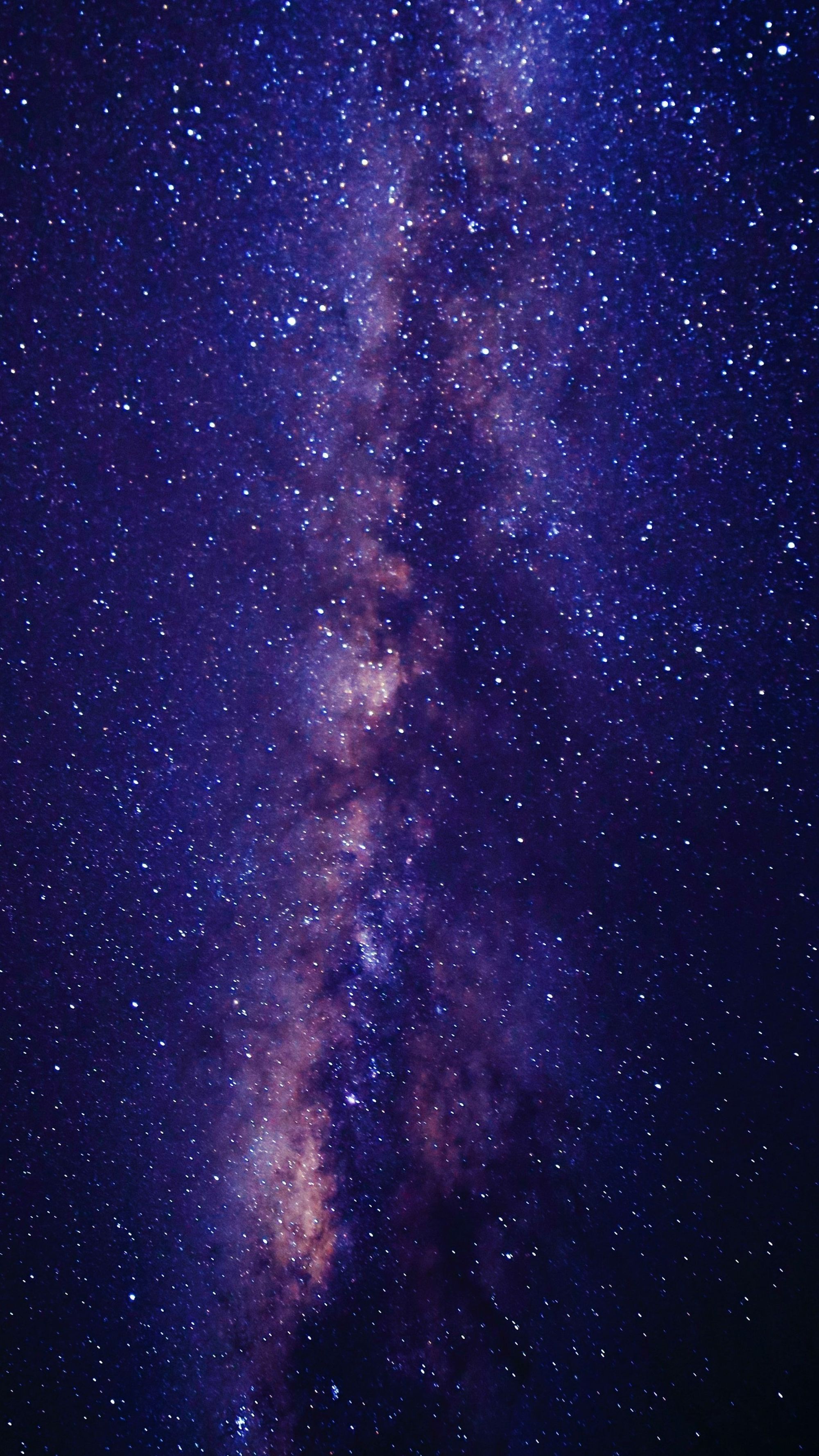 Via Lattea stellata viola blu, 2000x3555 Verticale, Telefono