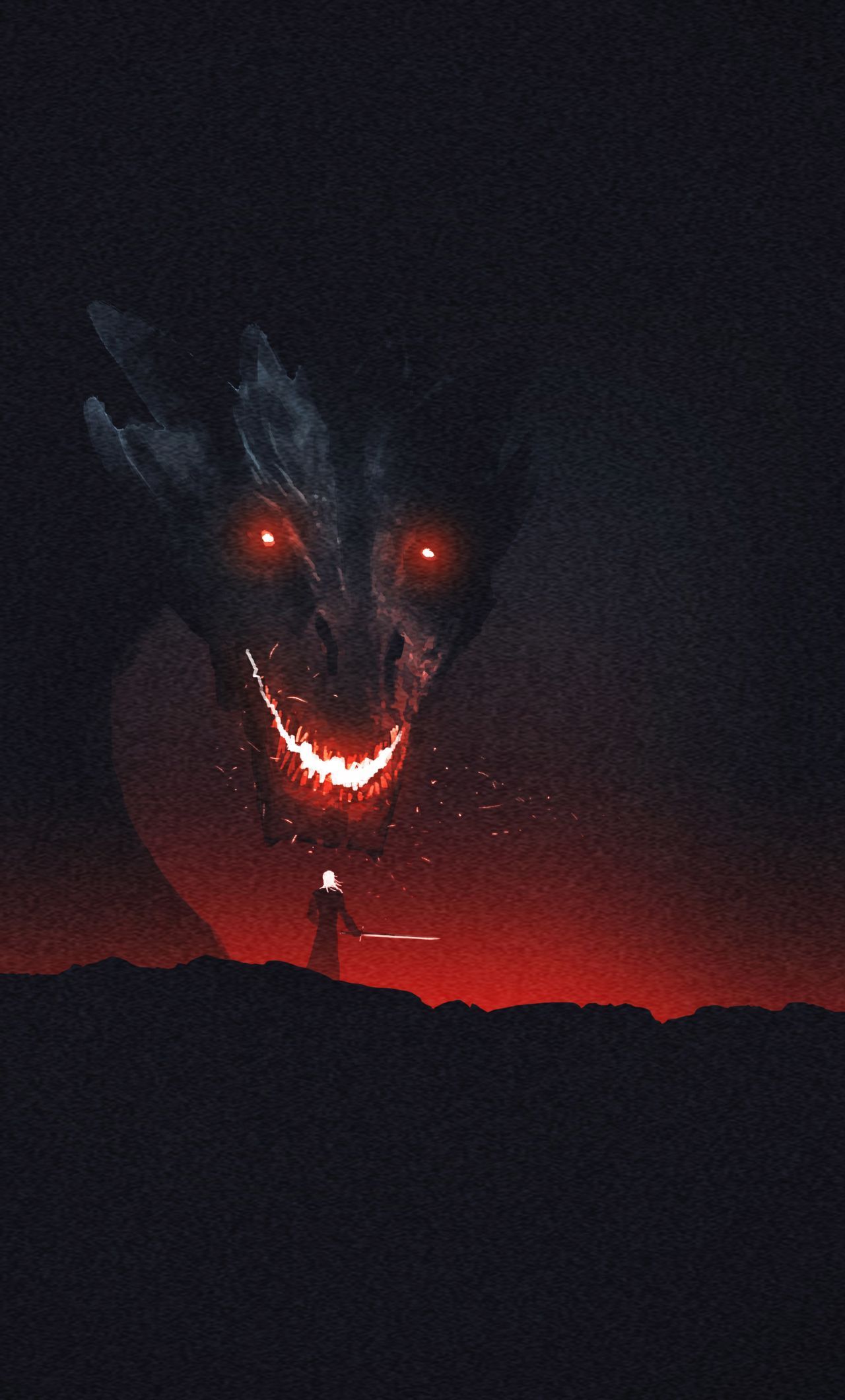 Night King a cavallo, 950x1534 Full HD Verticale, iPhone