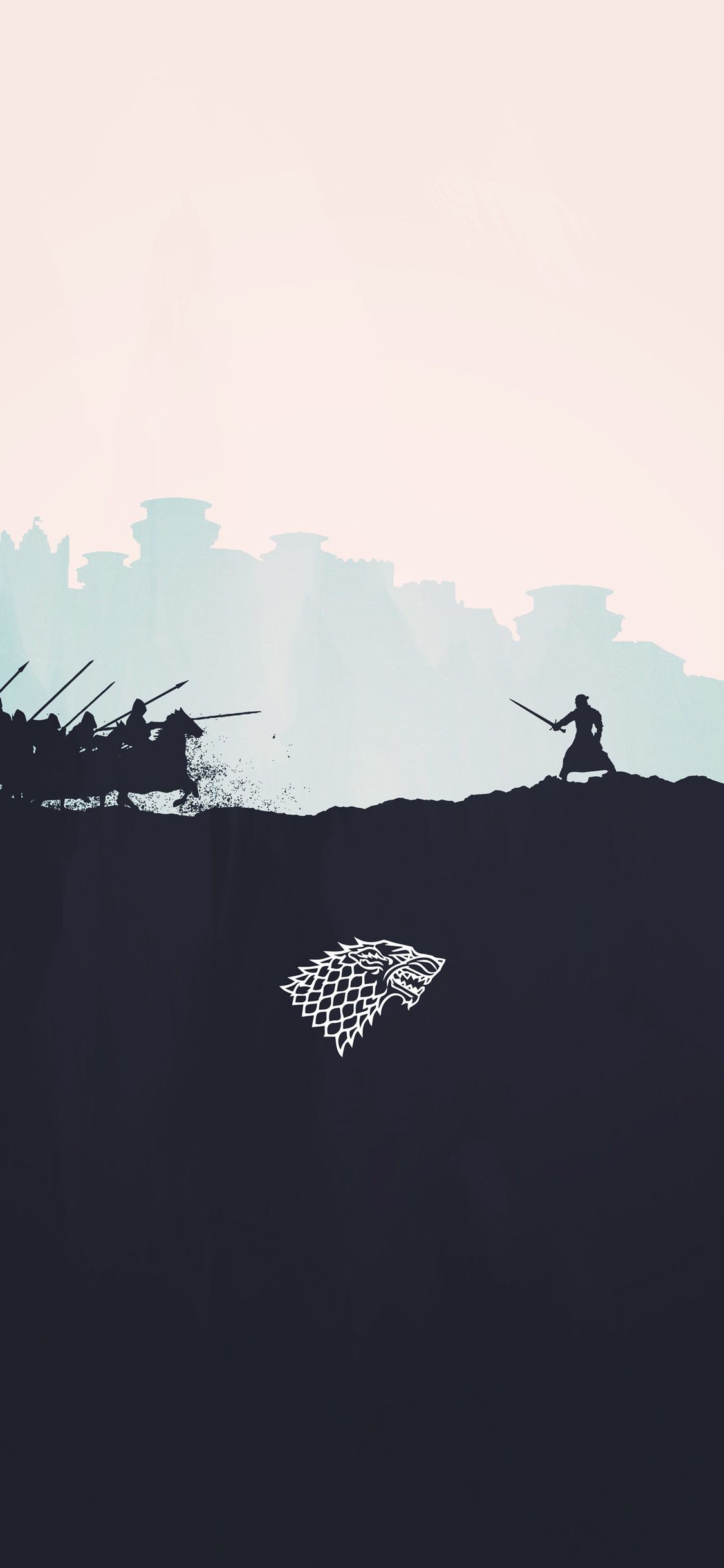 Stemma Stark Winter Coming, 1242x2208 Verticale, iPhone Pro Max