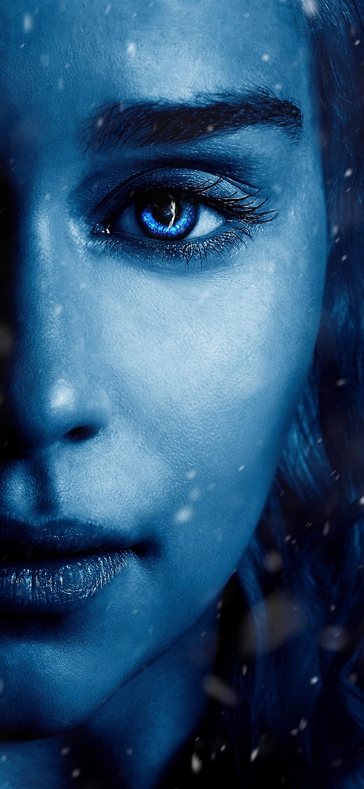 Night King occhio blu ghiaccio, 1080x1920 Verticale, iPhone