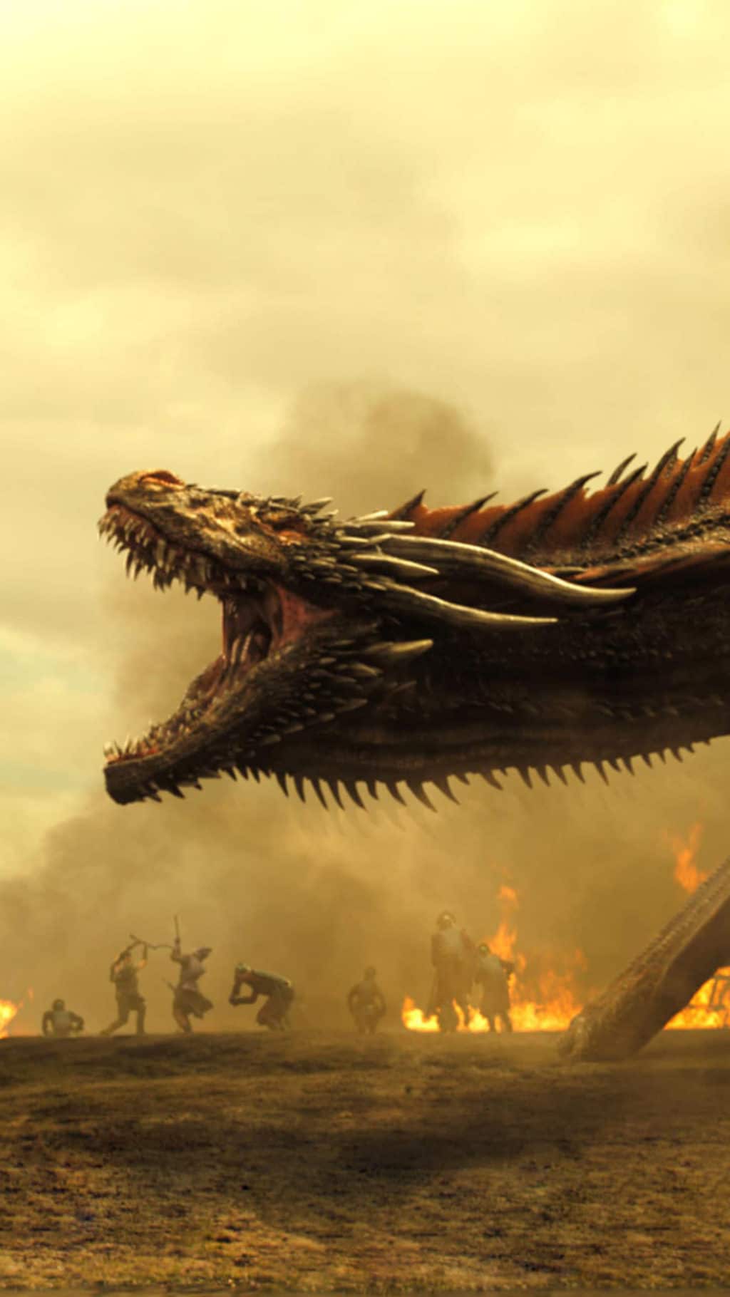 Daenerys su drago verde, 1024x1820 Full HD Verticale, iPhone Plus