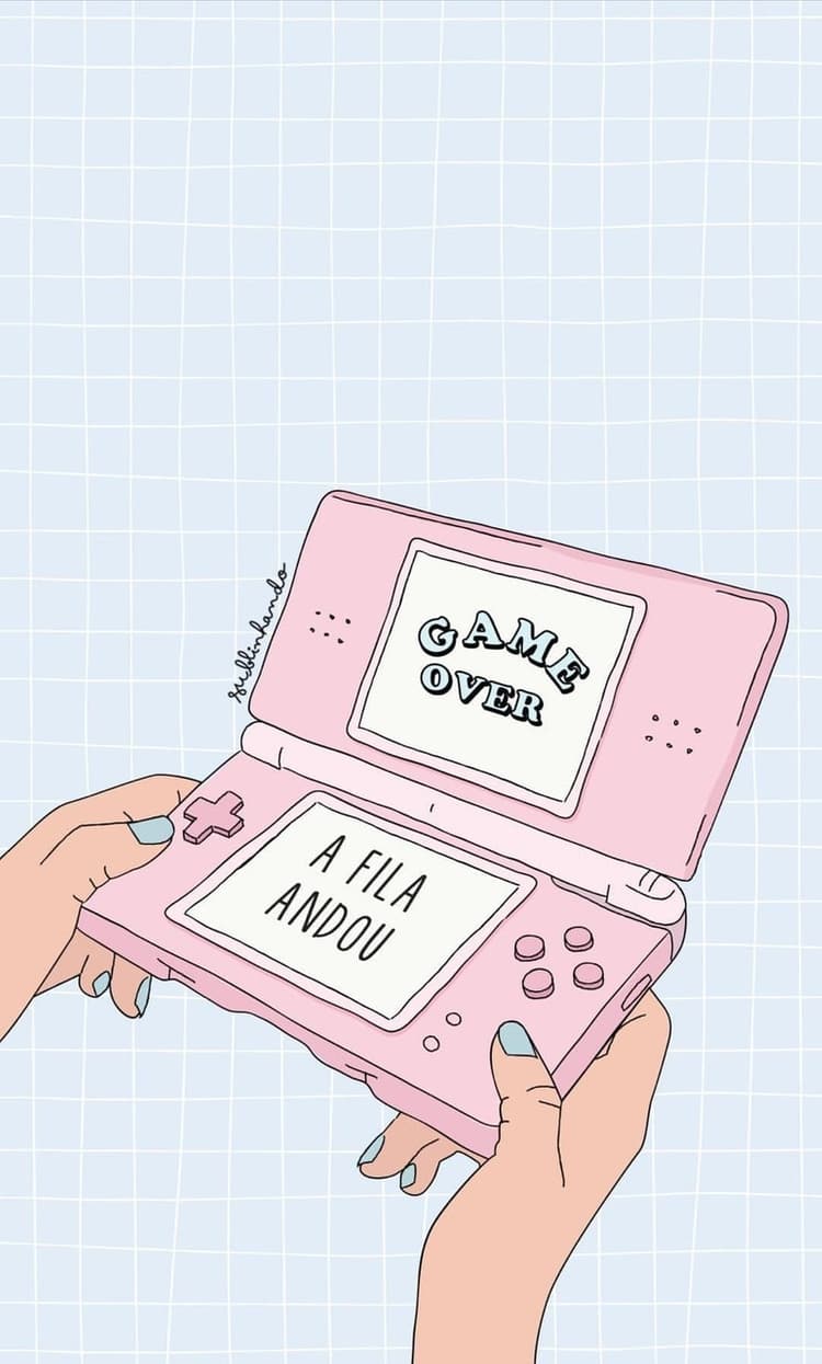 Console rosa Game Over, 750x1245 Full HD Verticale, iPhone