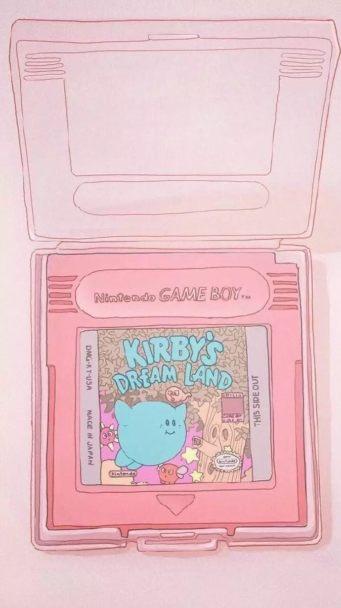 Cartuccia Game Boy Kirby's Dream Land rosa, 690x1228 Full HD Verticale, iPhone