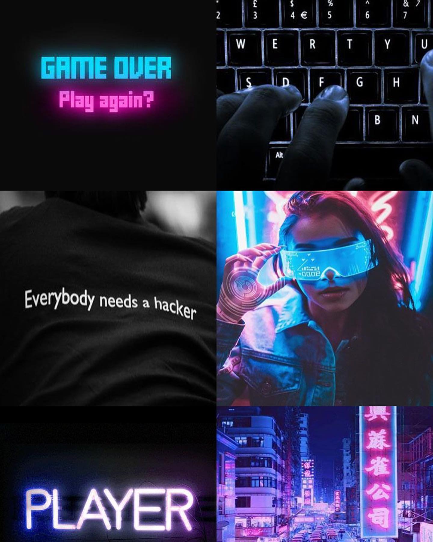 Game Over retrowave testo neon, 1131x707 HD, Desktop