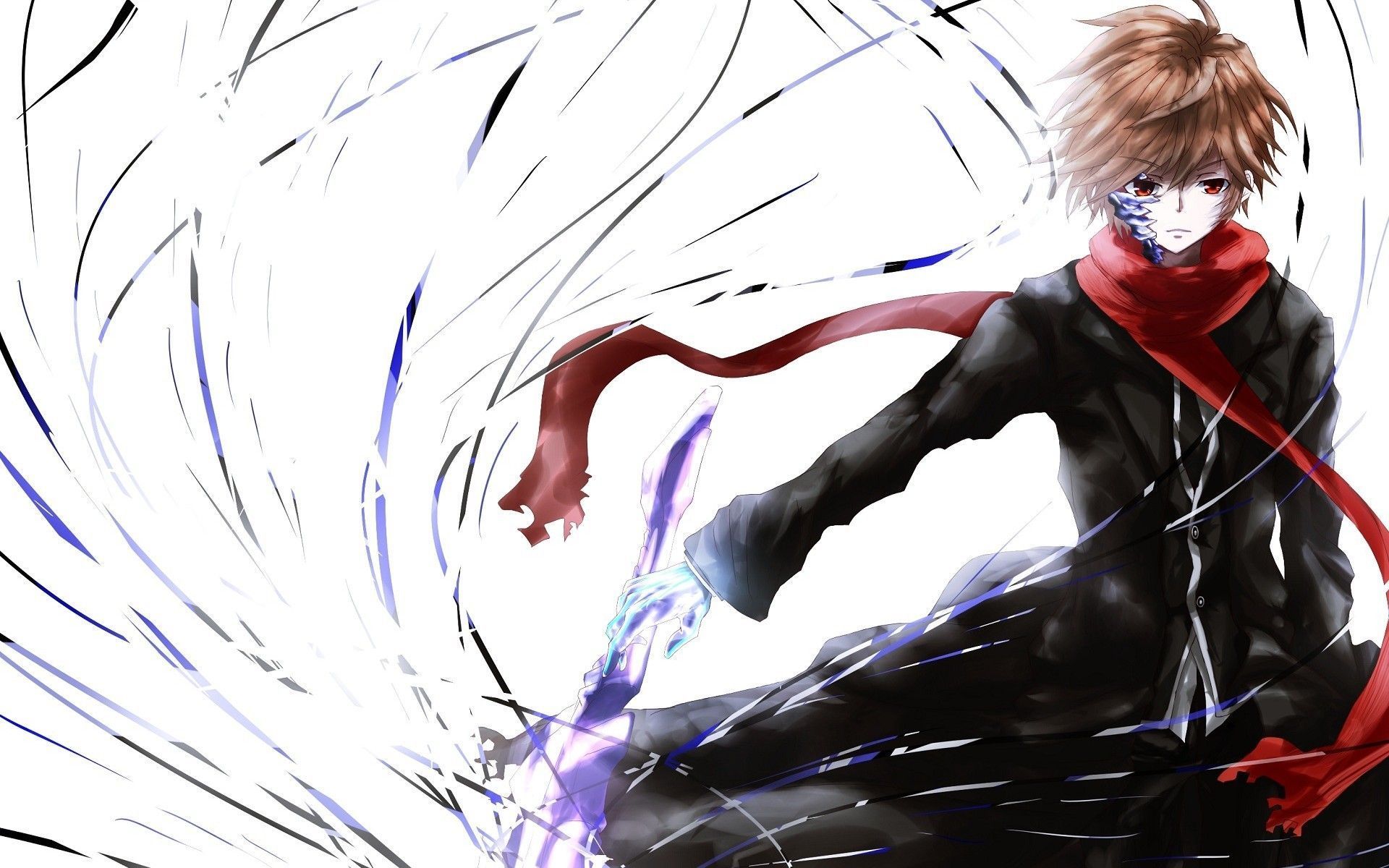 personaggio anime sciarpa rossa, 1920x1200 WUXGA, Desktop