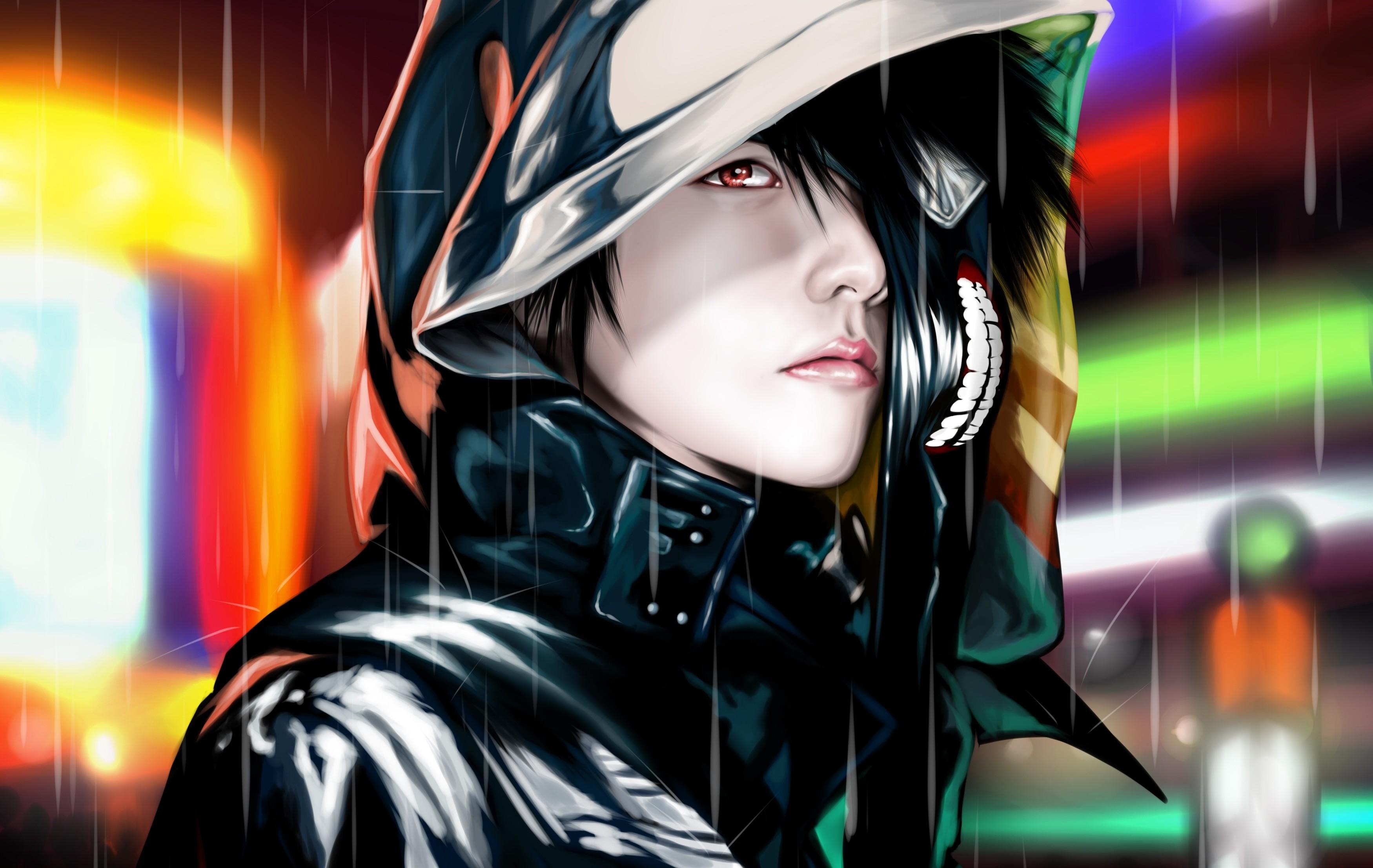 Kaneki Tokyo Ghoul con maschera, anime, 3500x2215 2K, Laptop