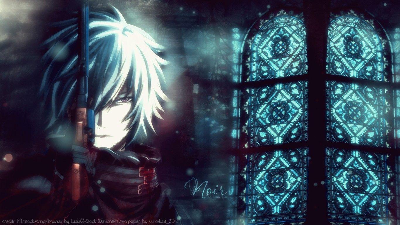 Ragazzo anime capelli bianchi spada, 1366x768 HD, PC Desktop