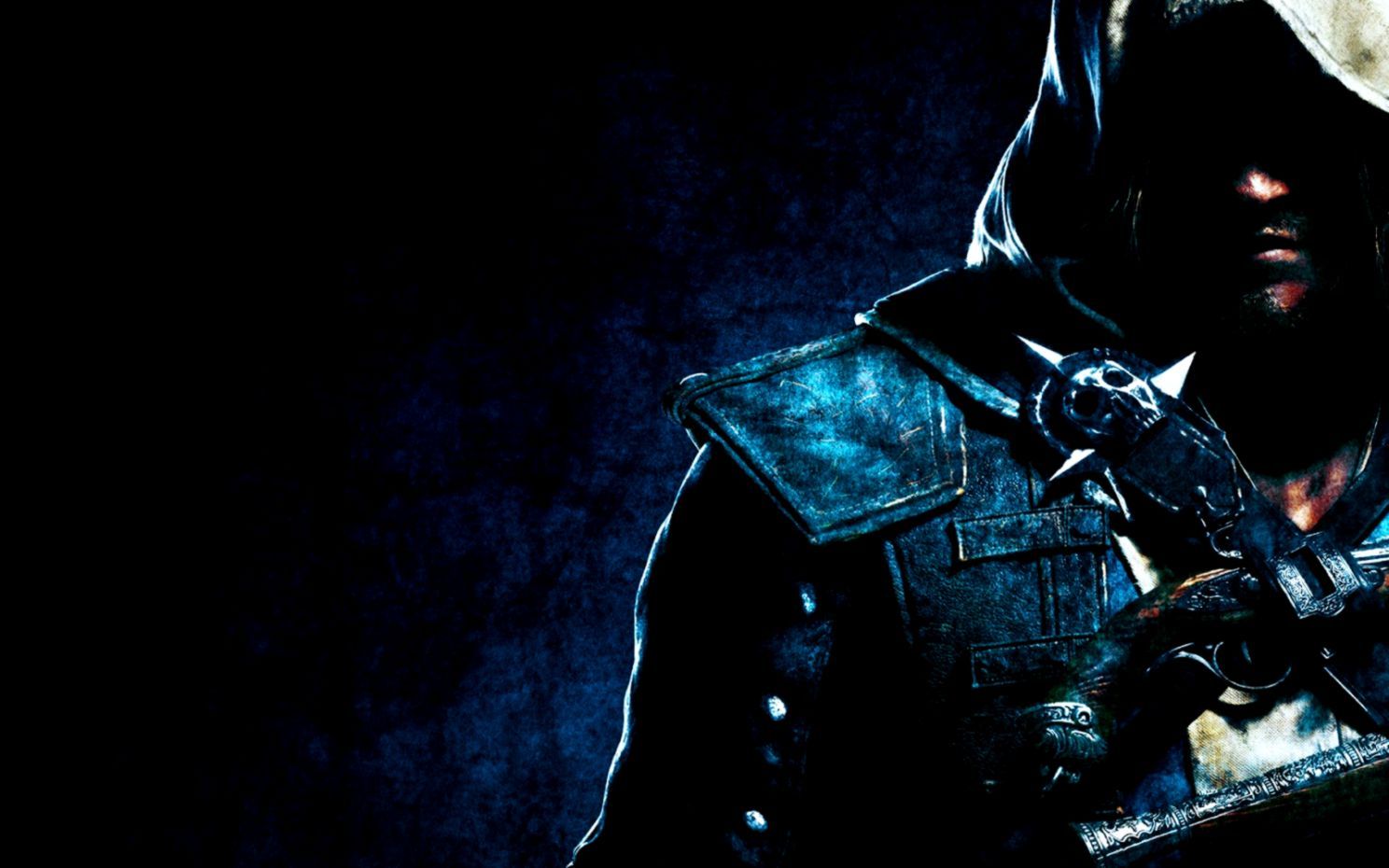 Assassin's Creed personaggio incappucciato blu, azione-avventura, 1488x930 HD, Desktop