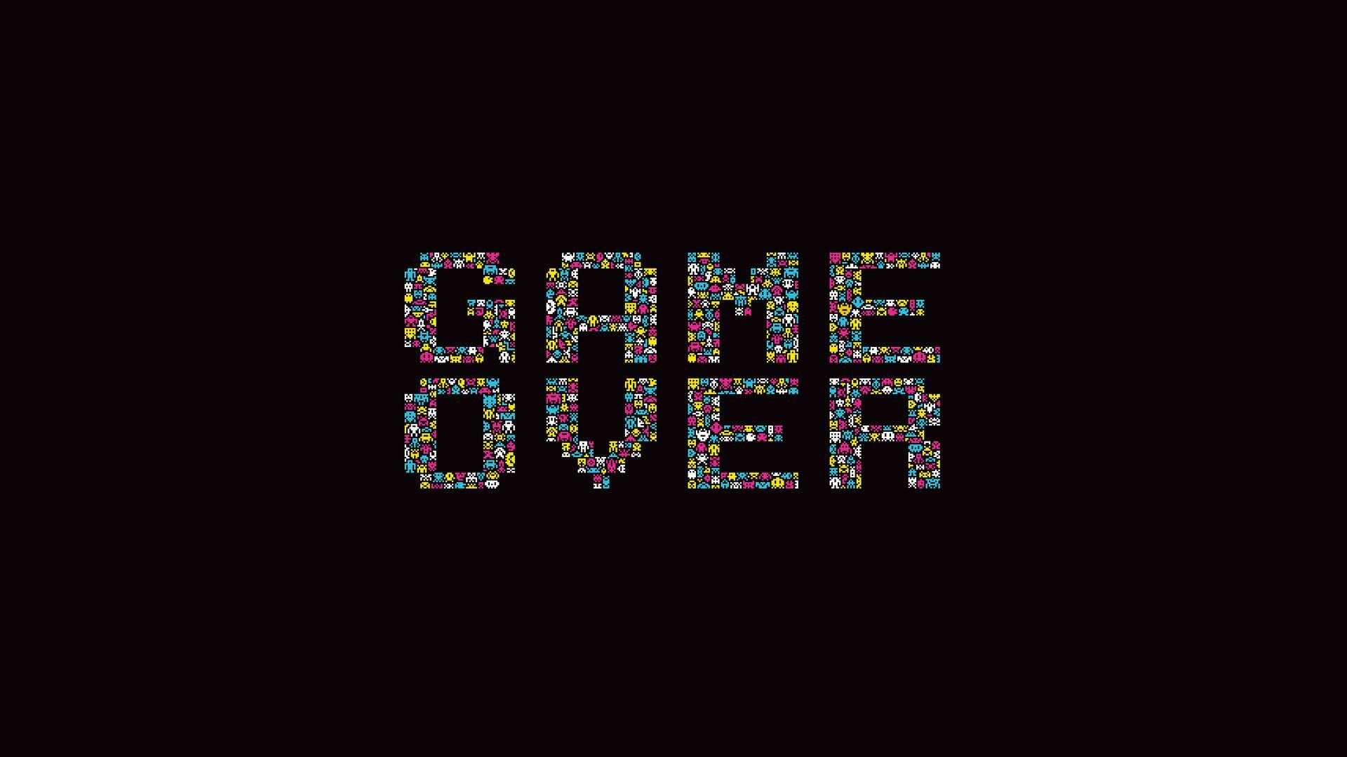 Scritta Game Over pixelata, 1920x1080 Full HD 1080p, Desktop