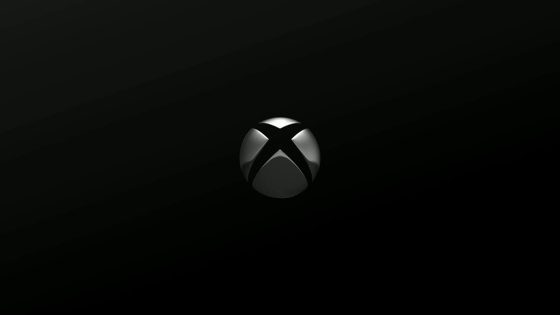 Logo Xbox su nero, 1920x1080 Full HD, PC