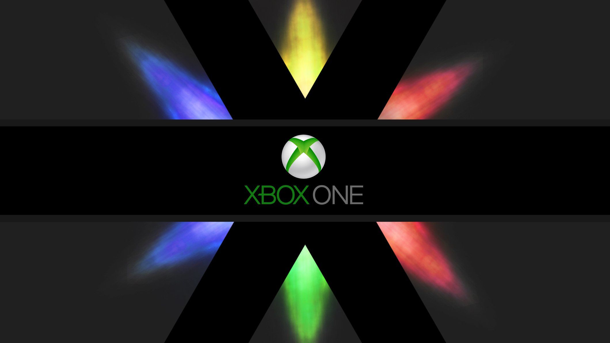 Logo Xbox One colorato, 2120x1192 2K, PC Desktop