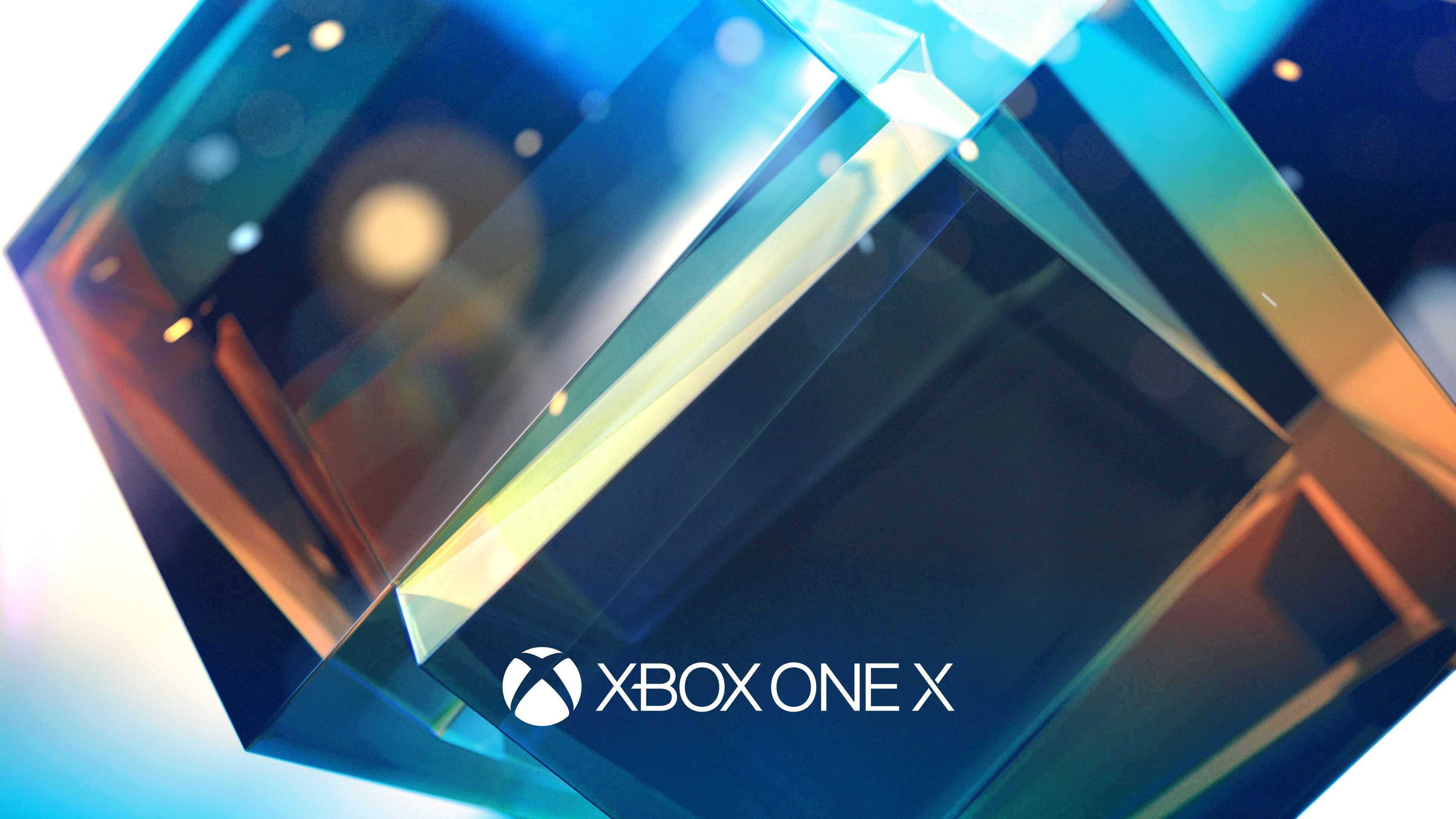 Logo Xbox One X astratto, 3840x2160 4K, Desktop 4K