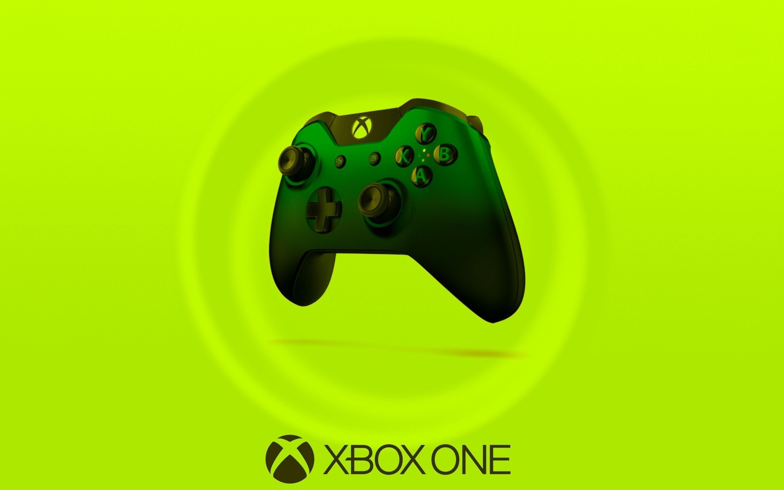 Controller Xbox One verde, console Microsoft, 2560x1600 WQXGA, Laptop