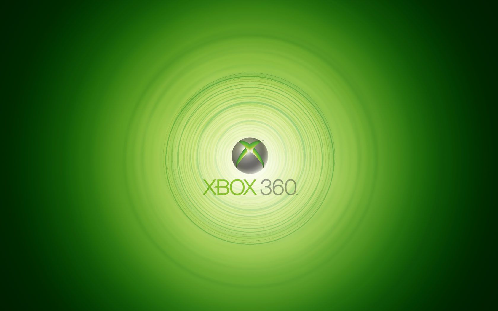 Logo Xbox 360 verde, 1680x1050 HD, PC