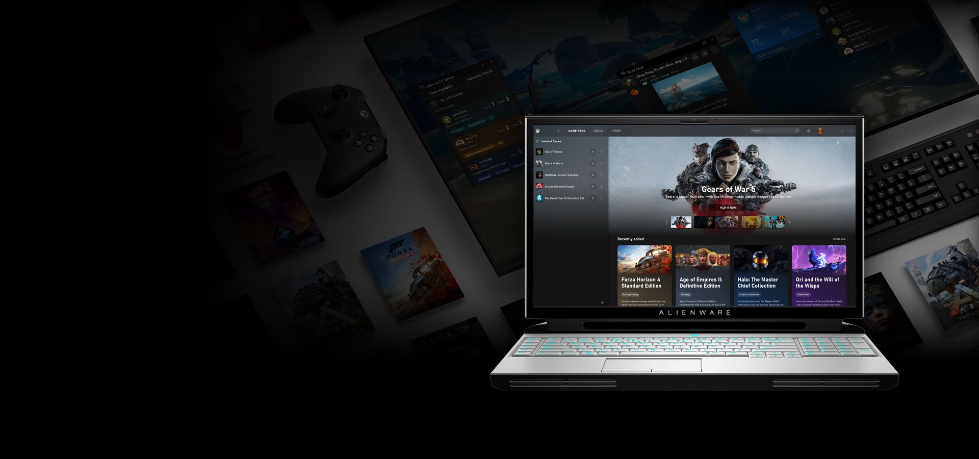 Laptop con app Xbox, 1920x900 Full HD 1080p, Laptop