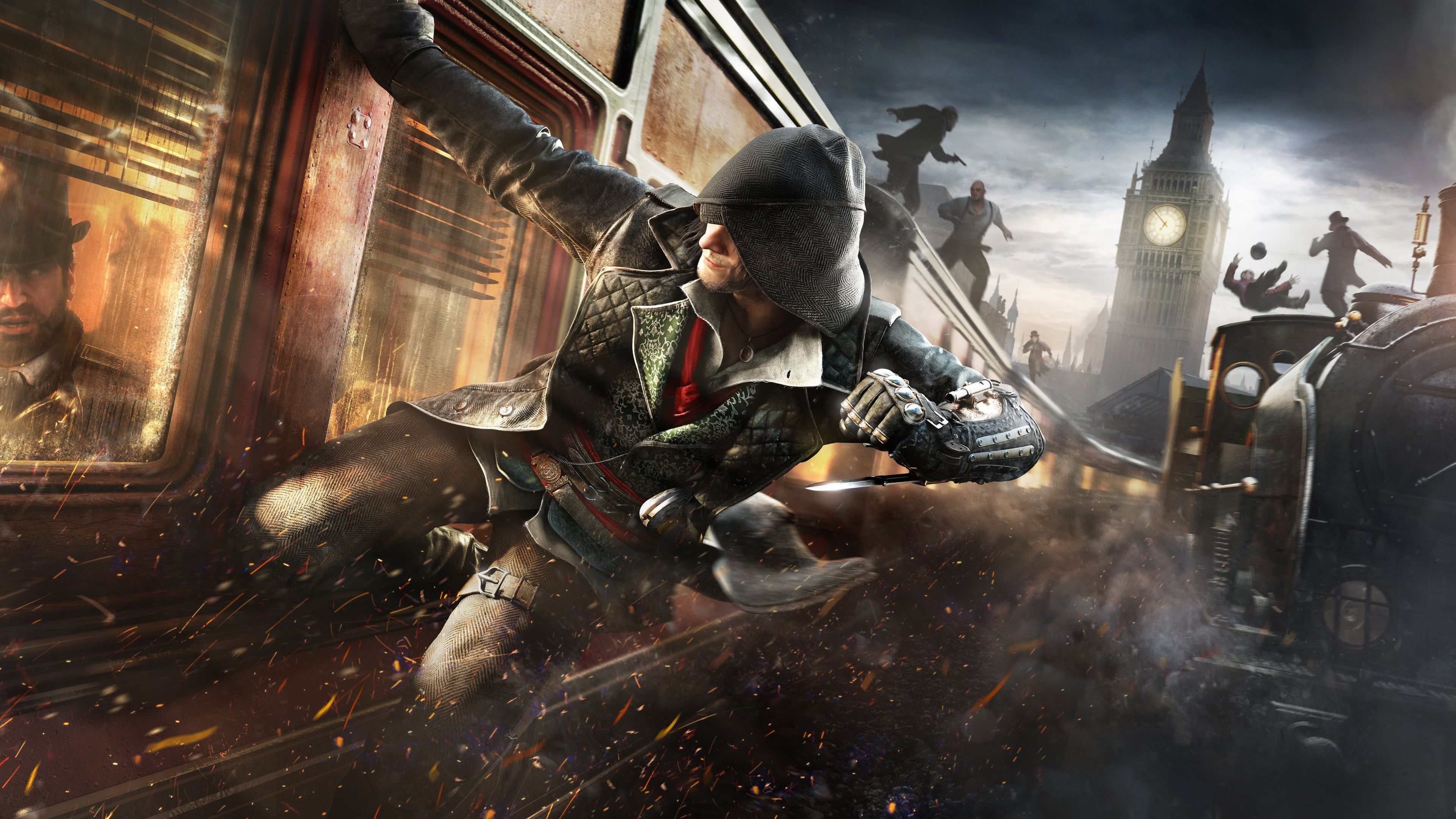 Assassin's Creed Syndicate treno, azione-avventura, 3840x2160 4K Ultra HD, Monitor 4K