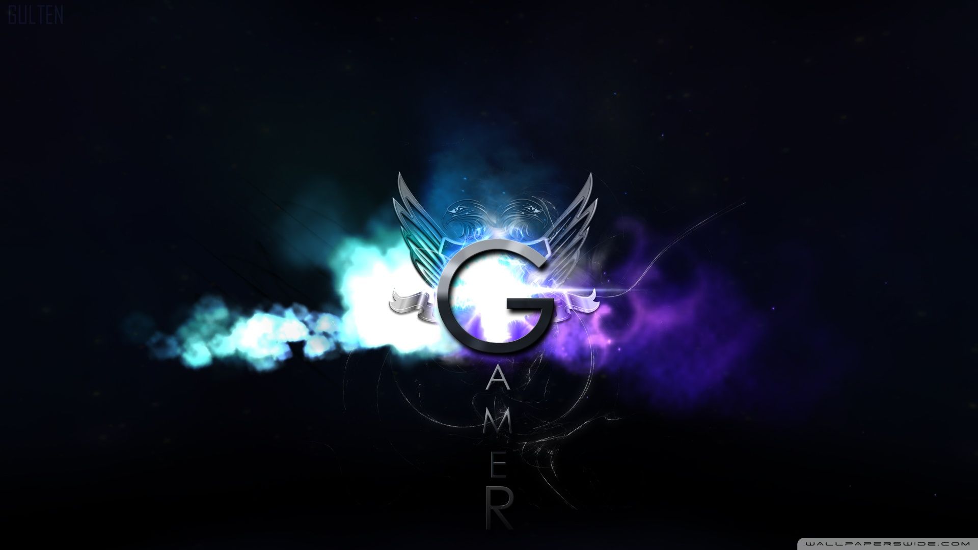 Logo ASUS ROG blu, Republic of Gamers, 1920x1080 1080p, Desktop