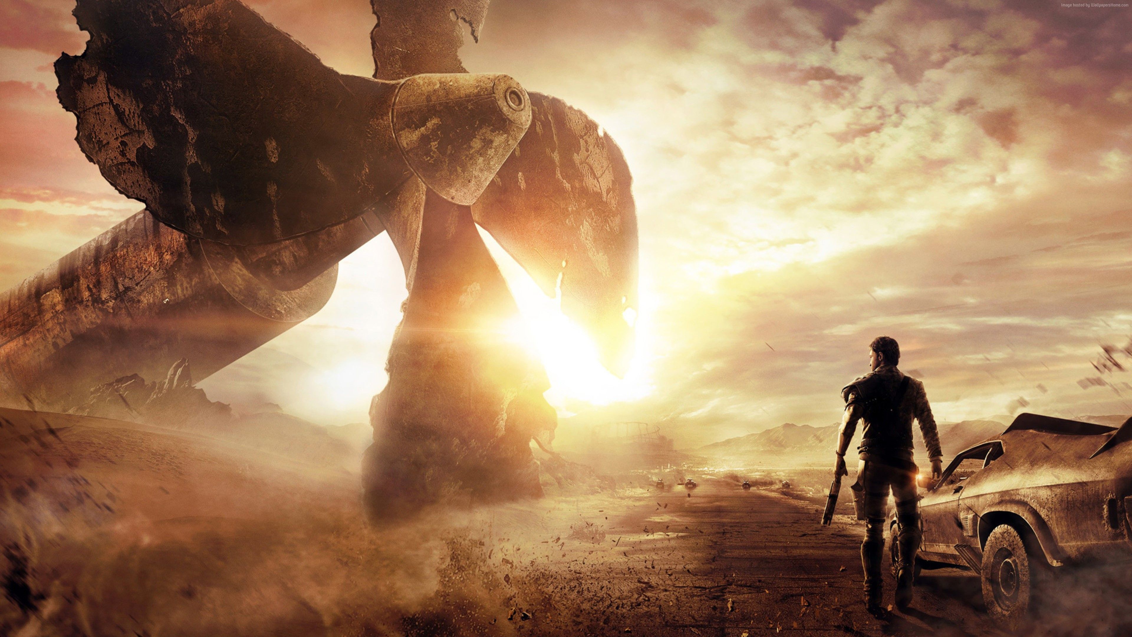 Mad Max deserto statua, 3840x2160 4K, Monitor 4K