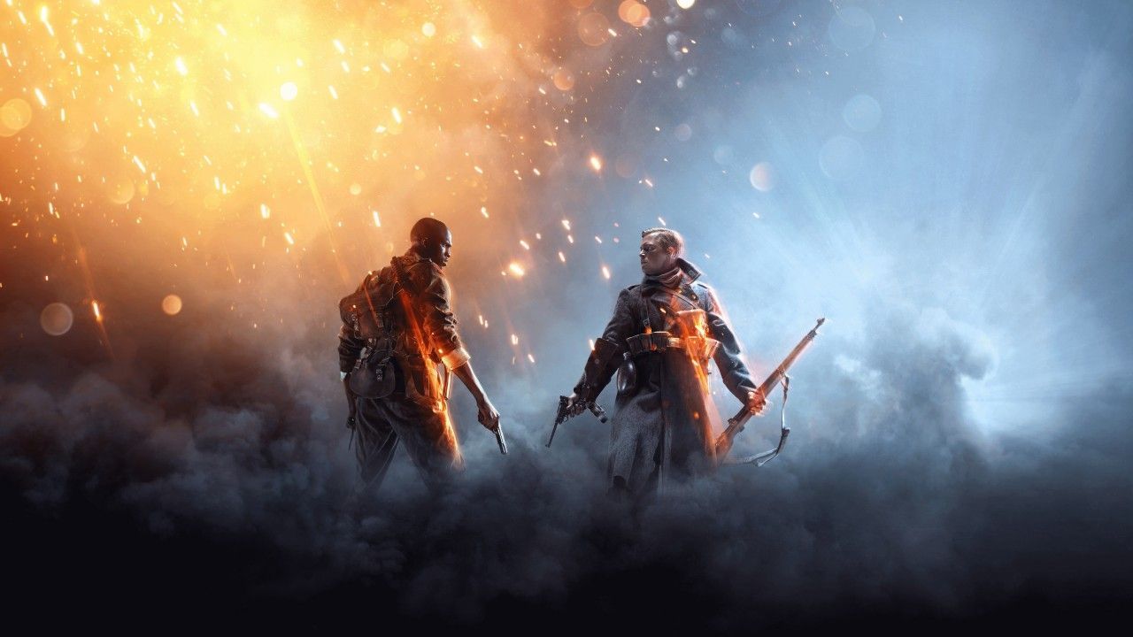 Soldati Battlefield esplosione fumo, sparatutto FPS, 1280x720 720p, PC