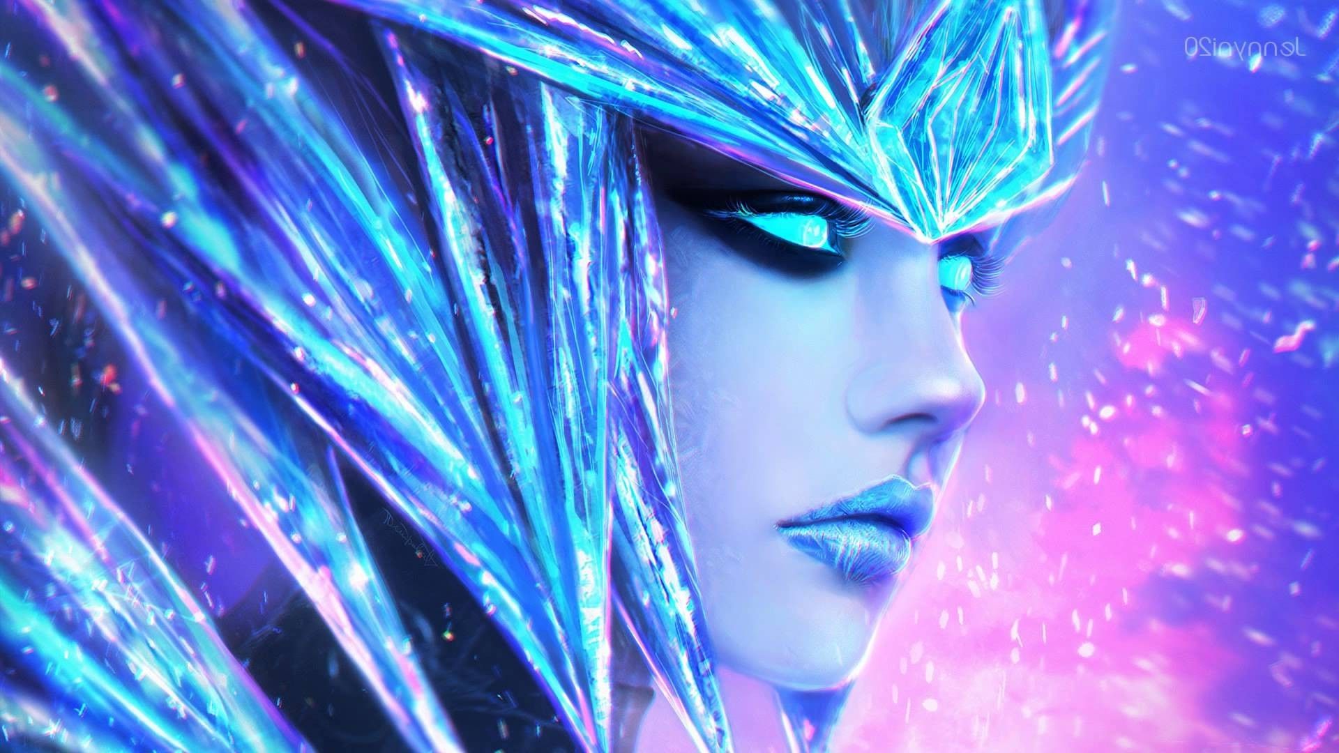 Personaggio ghiaccio blu League of Legends, 1920x1080 Full HD 1080p, PC Desktop
