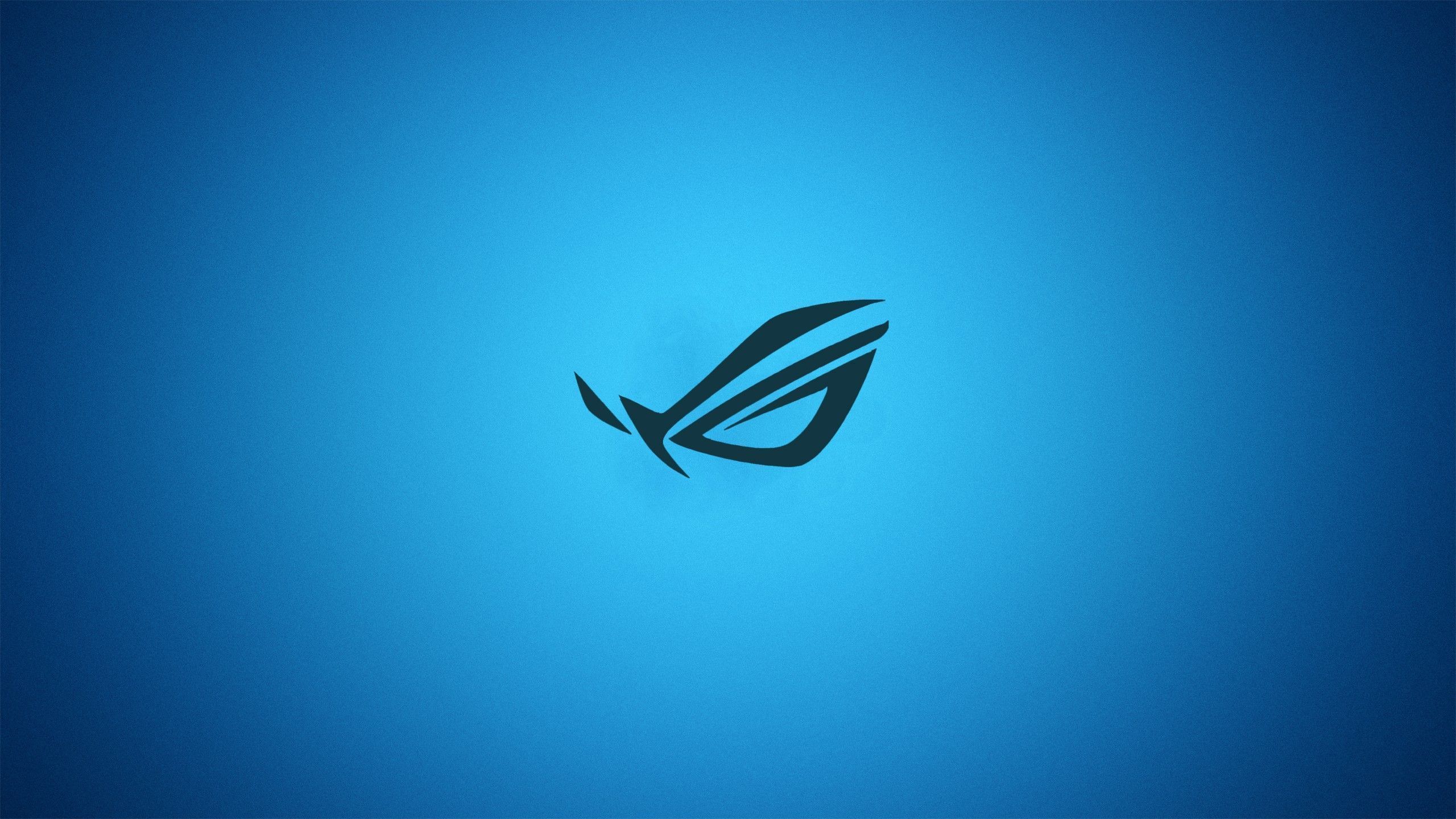 Logo Republic of Gamers azzurro, 2560x1440 2K QHD, PC