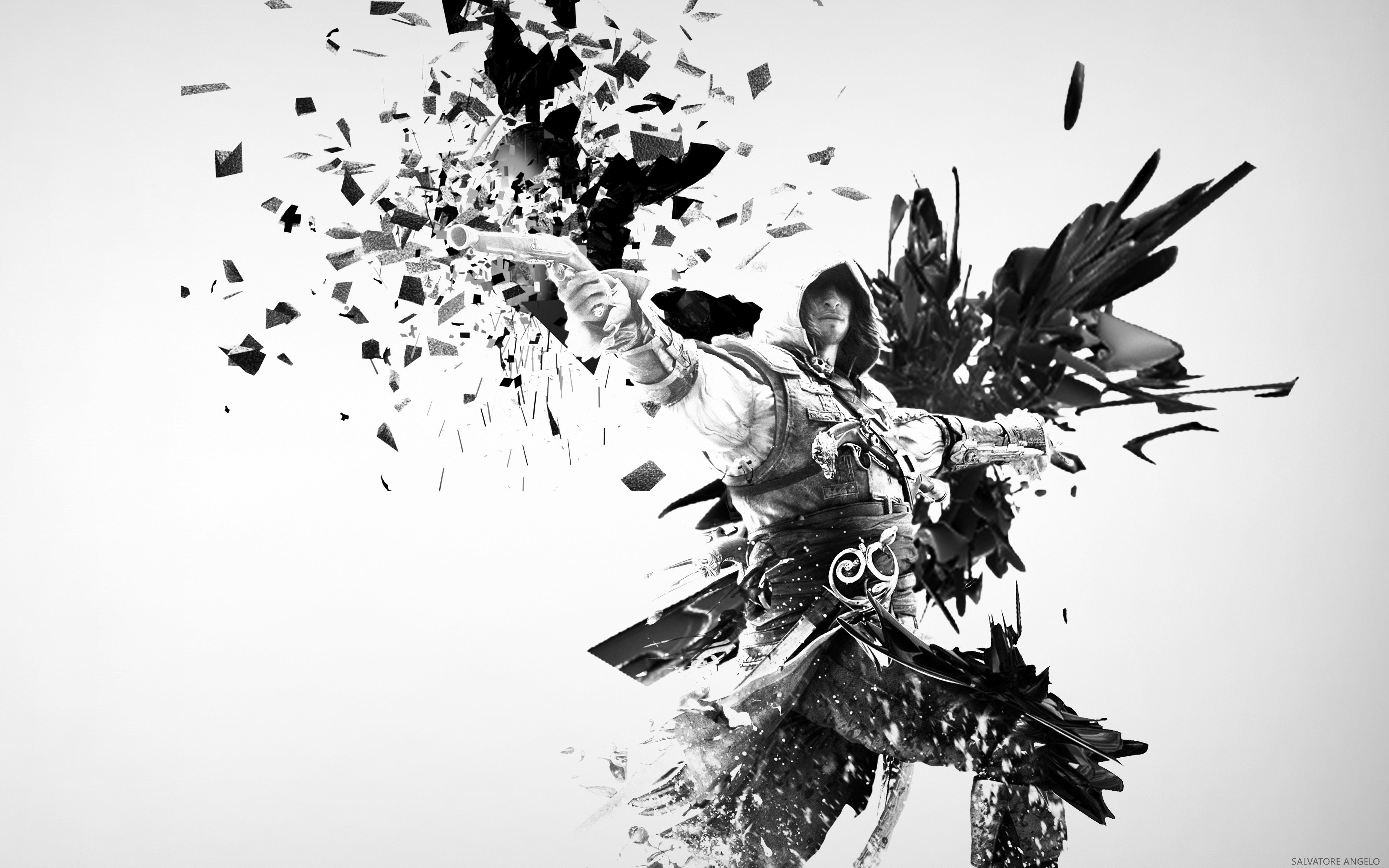 Assassin's Creed Edward Kenway disintegrazione, azione-avventura, 3700x2313 2K, Desktop