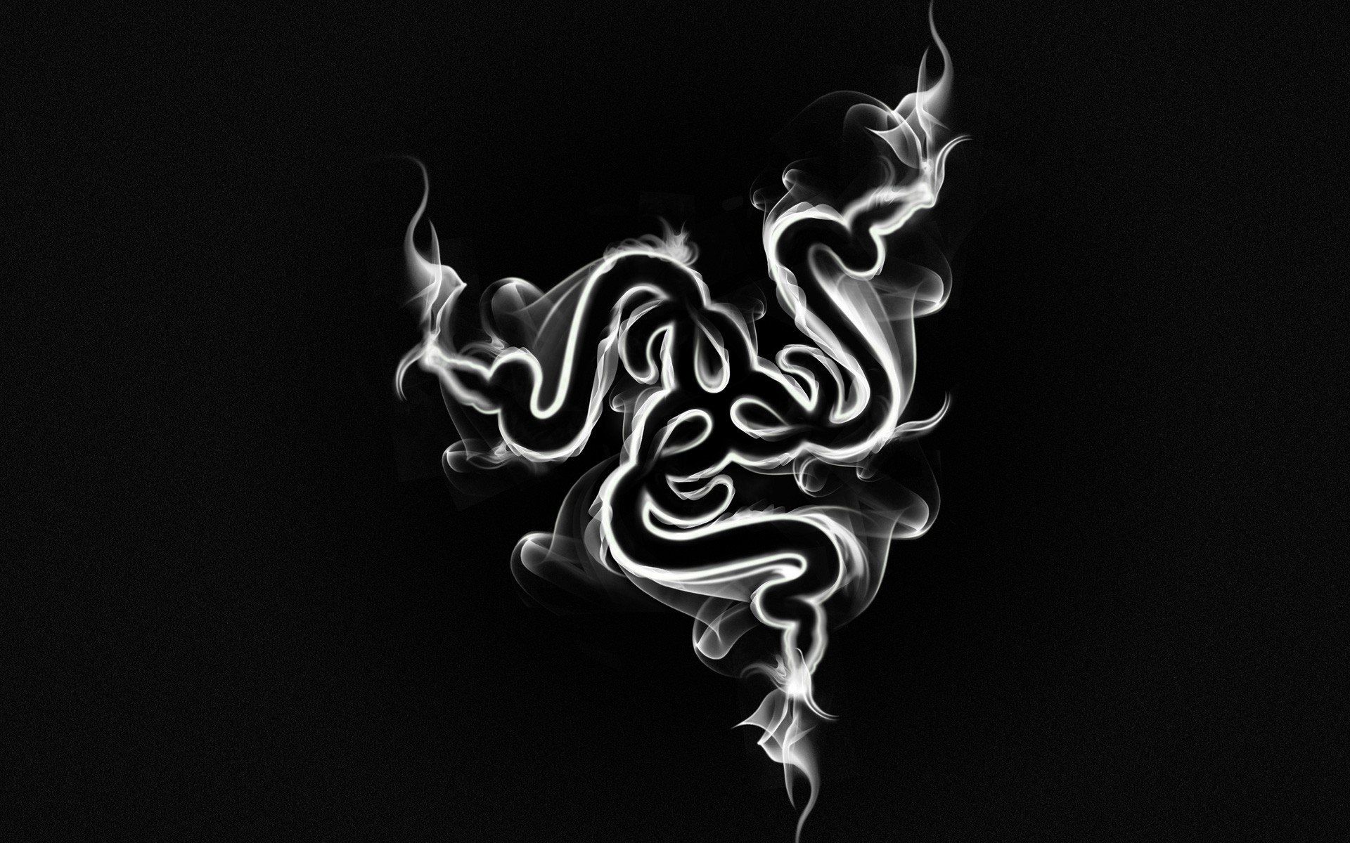 Logo Razer effetto fumo, periferiche gaming, 1920x1200 WUXGA, PC