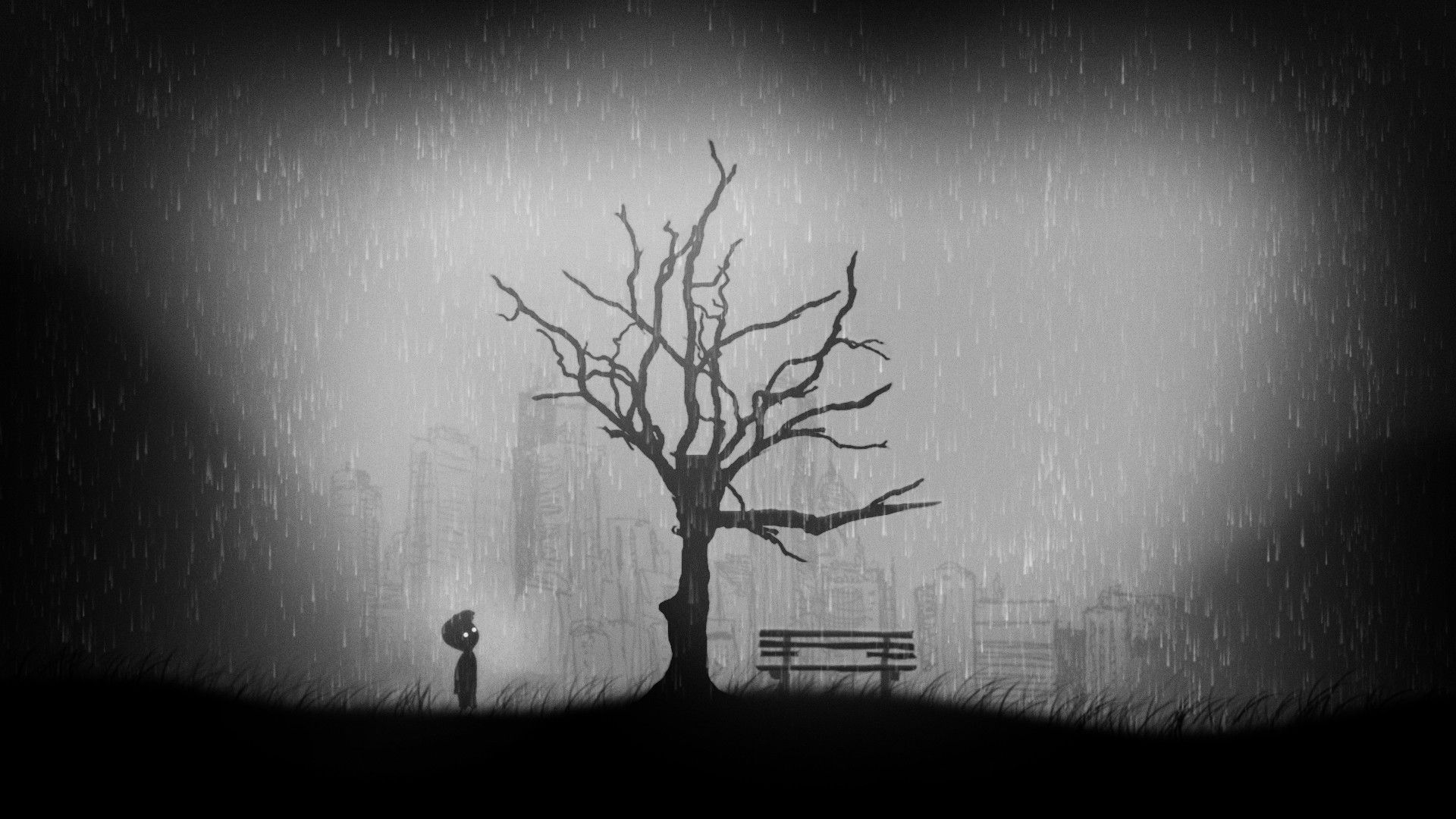 Limbo bambino albero silhouette, 1920x1080 Full HD 1080p, PC