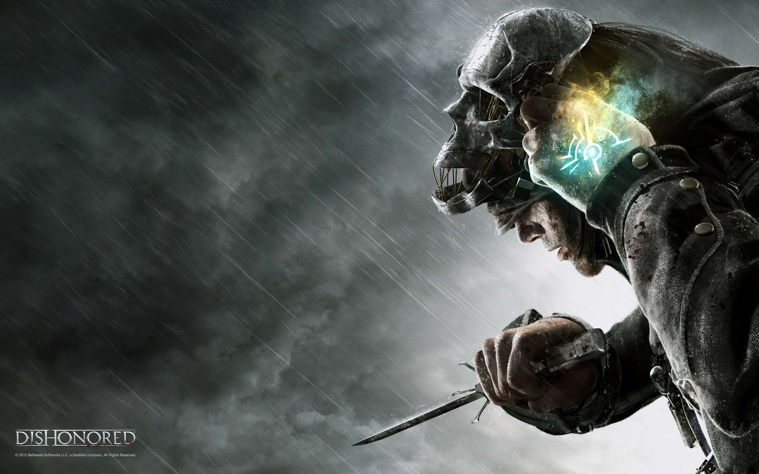 Dishonored personaggio maschera teschio, 2560x1600 2K+, PC