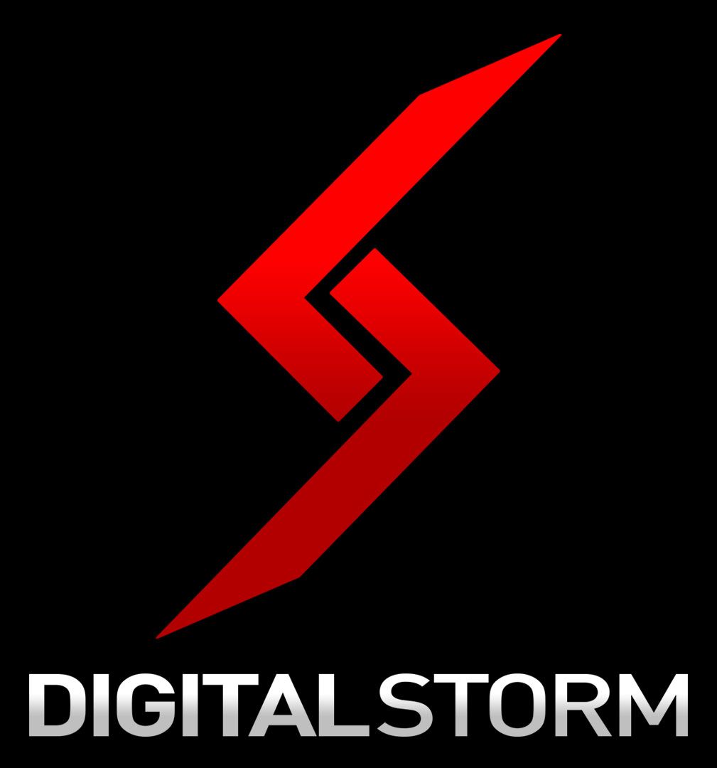 Logo Digital Storm rosso nero, 1009x1080 Full HD Verticale, iPhone