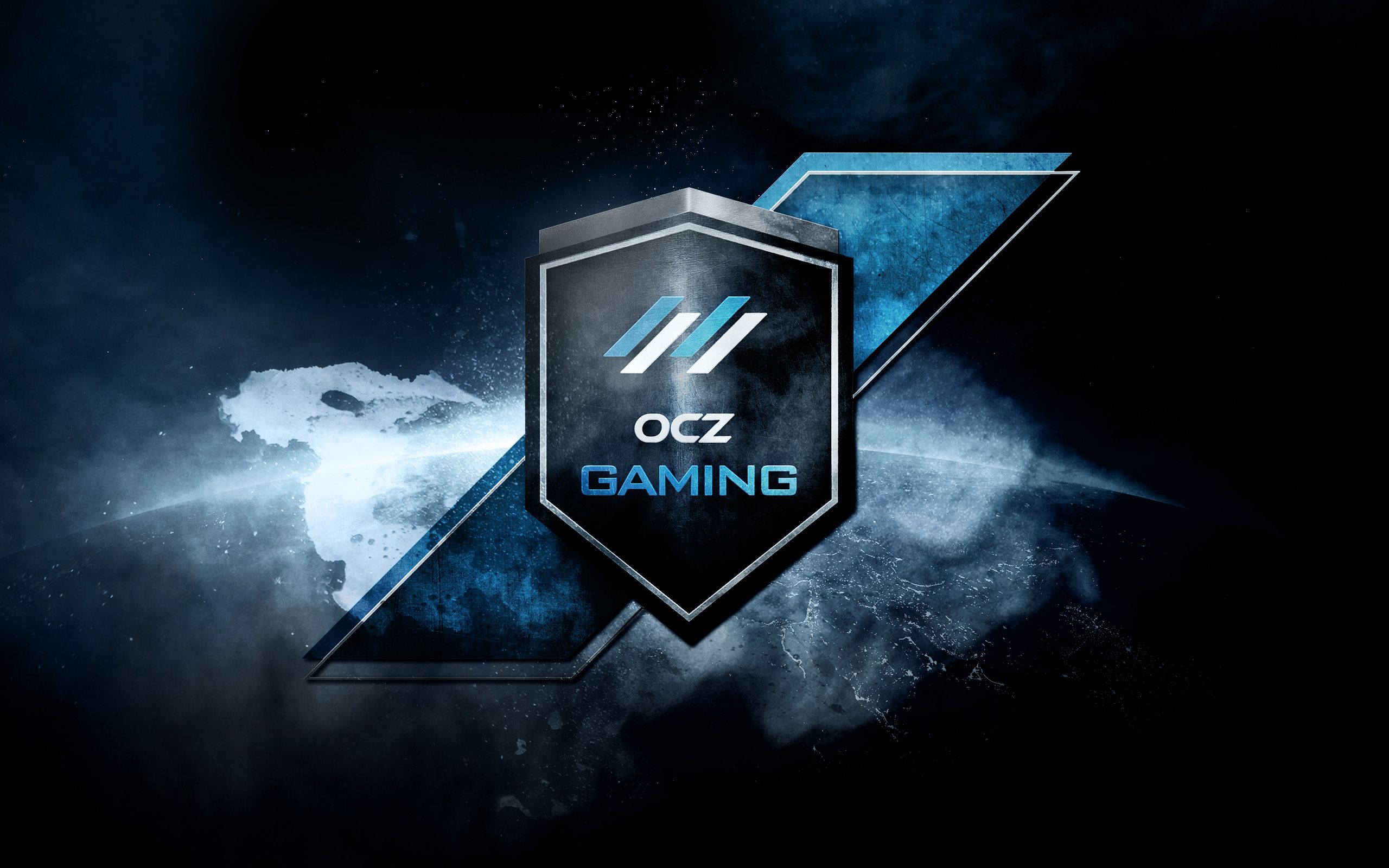 Logo OCZ Gaming scudo blu, 2560x1600 2K+, Desktop
