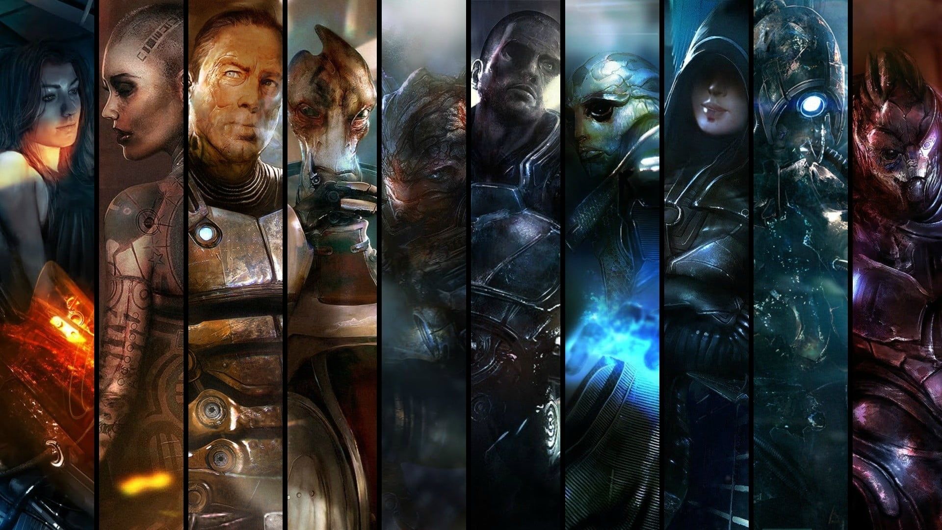 Collage personaggi videogiochi diversi, 1920x1080 Full HD 1080p, Laptop