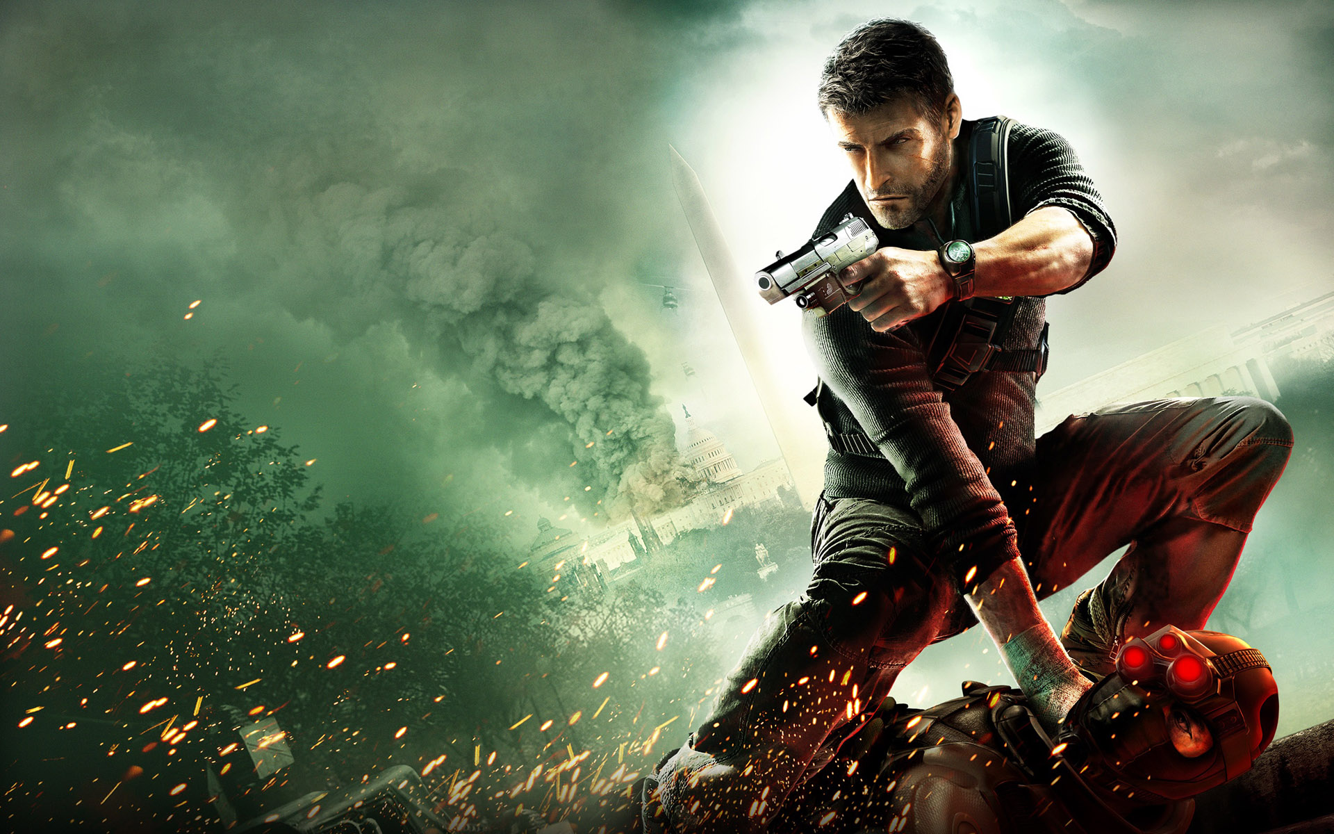 Personaggio soldato con pistola, 1920x1200 Full HD+, Desktop
