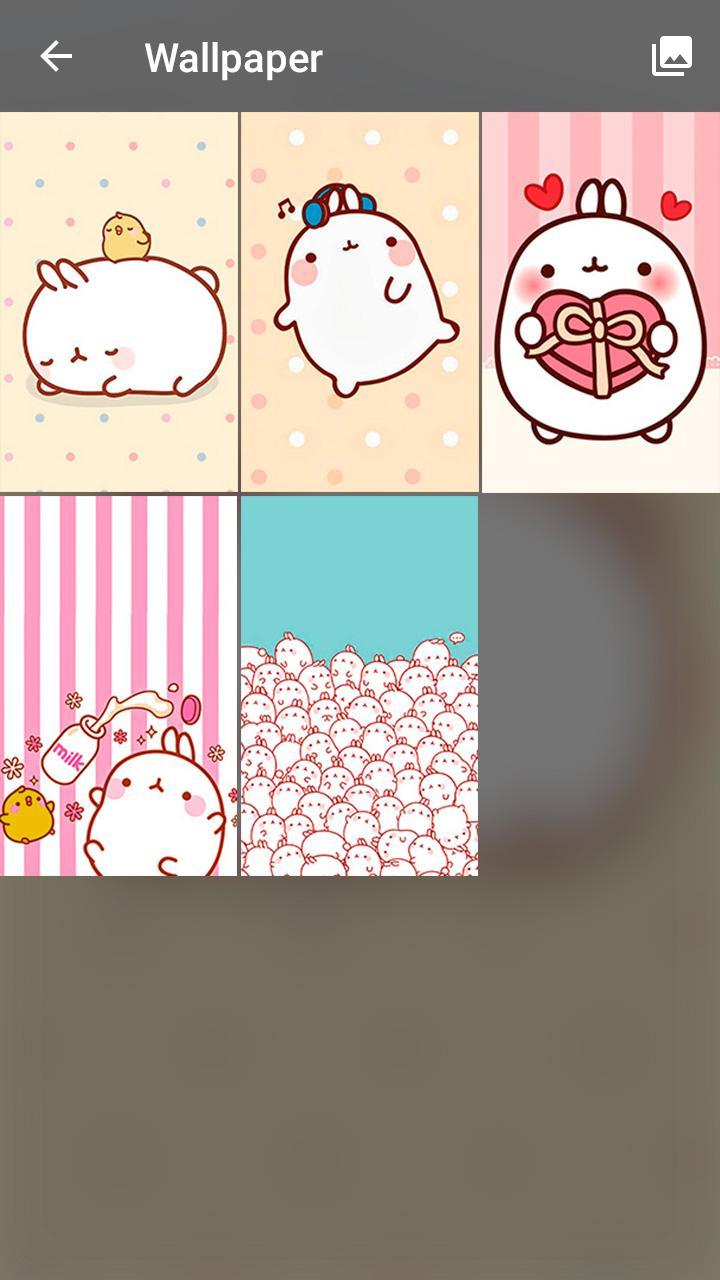 Coniglietto kawaii Molang rosa, 720x1280 Full HD Verticale, Samsung Galaxy