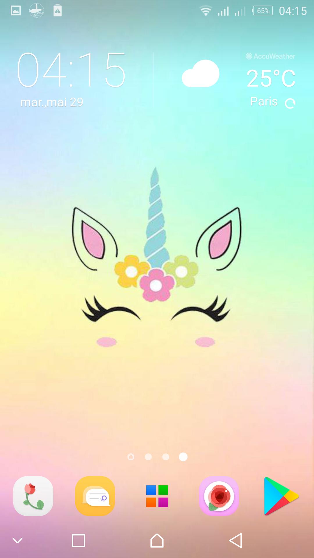 Unicorno kawaii pastello, 1080x1920 Verticale, Mobile