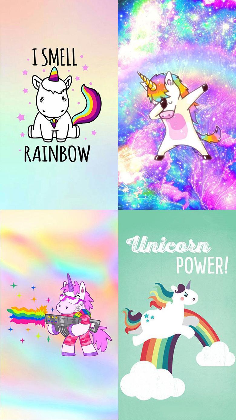 Panda unicorno kawaii pastello, 1080x1920 Verticale, Telefono
