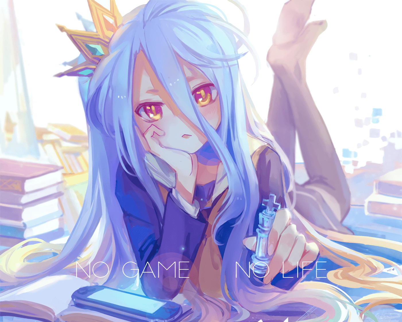 Shiro, No Game No Life, 1400x1120 HD, Desktop