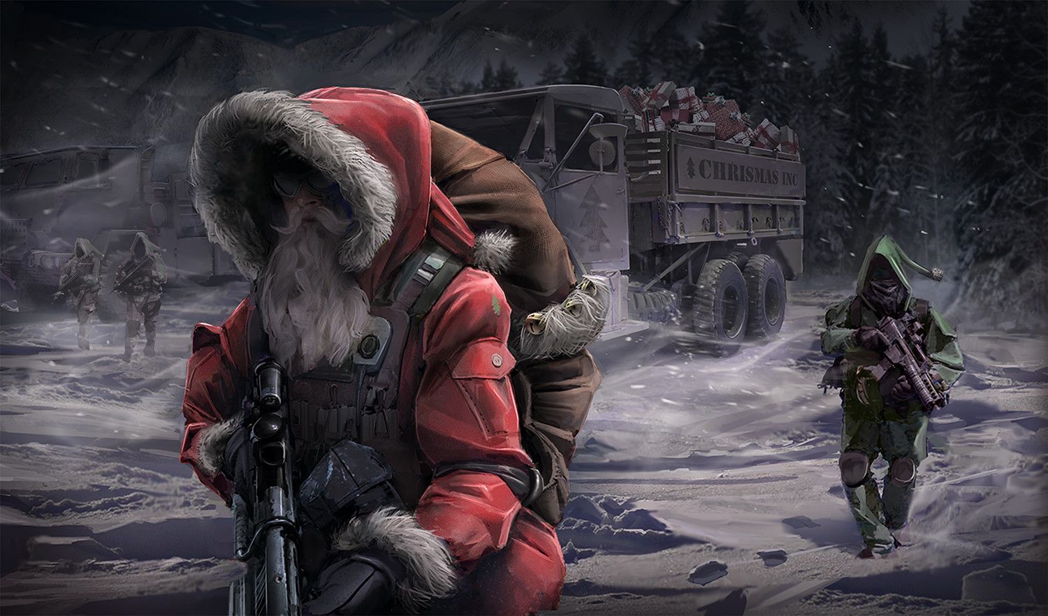 Team Fortress 2 Natale, sparatutto, 2560x1600 2K+, Desktop