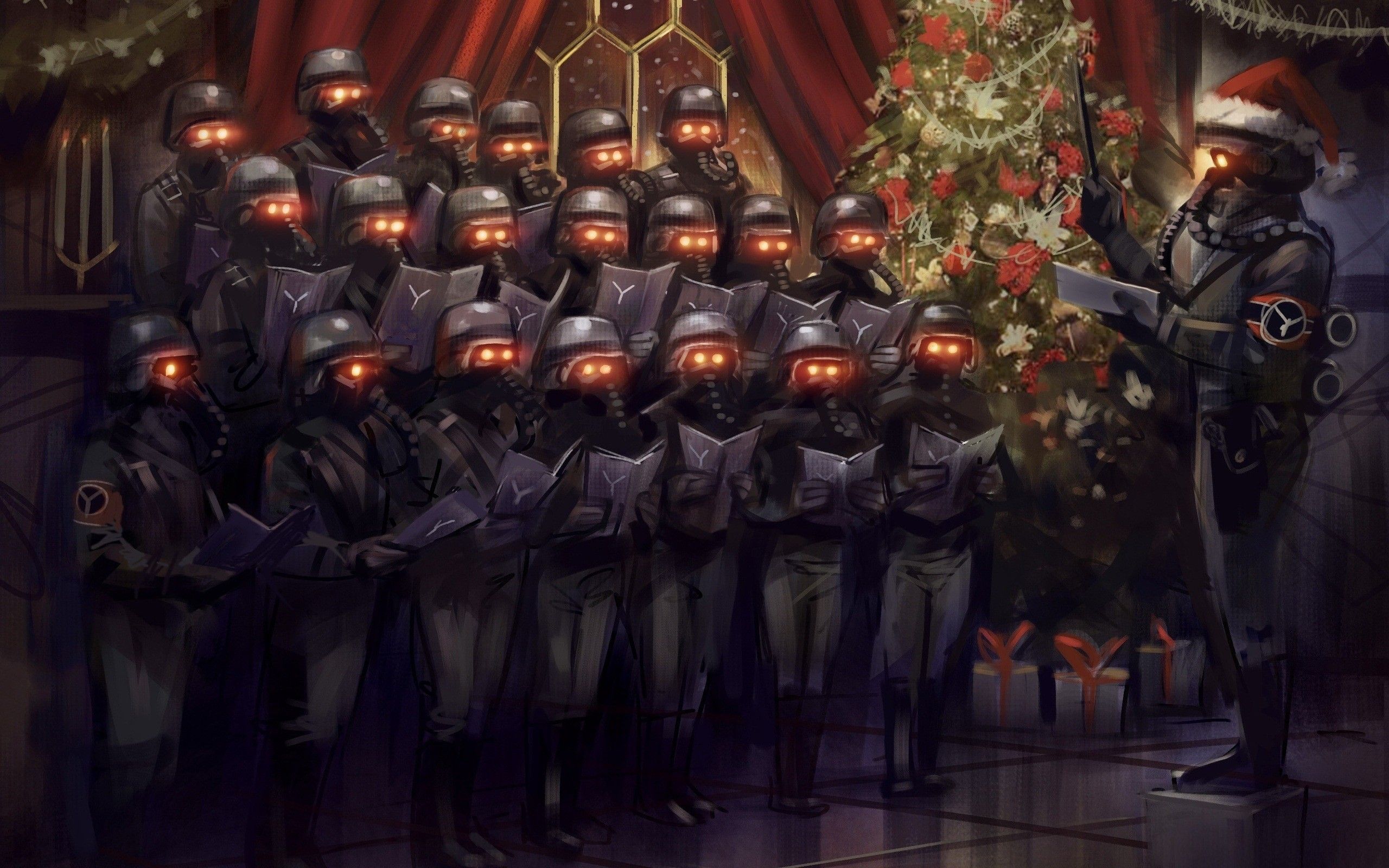 Soldati Killzone albero natalizio, 2560x1600 2K, Laptop