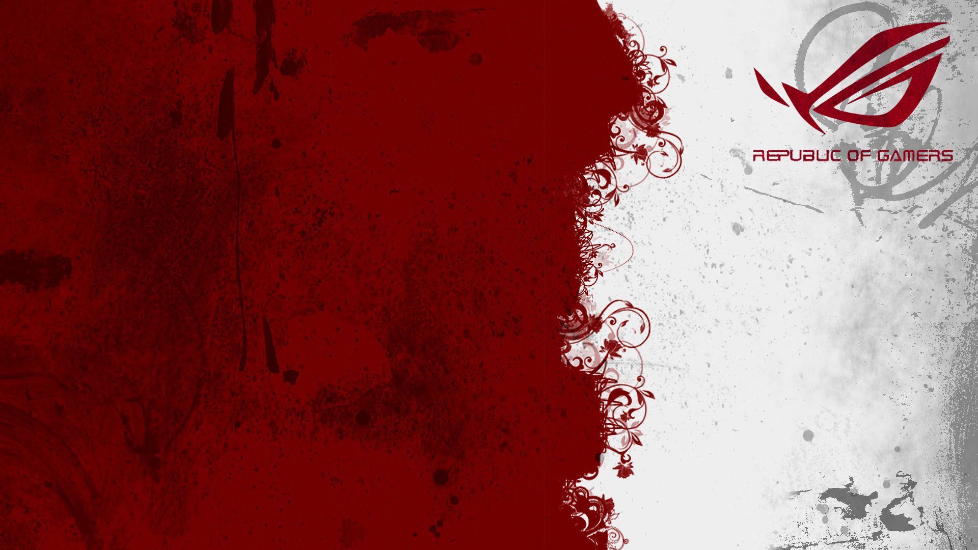 Logo ROG rosso e bianco, ASUS, 1920x1080 1080p, Laptop