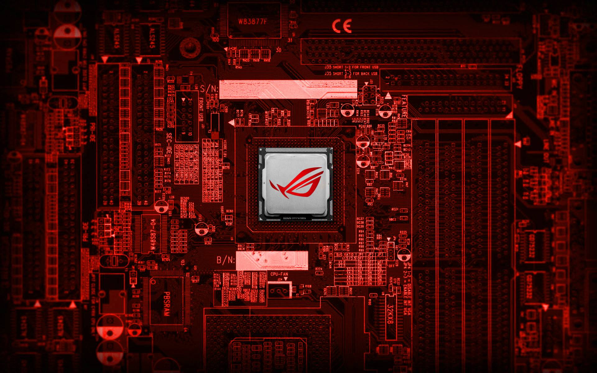 Scheda madre ROG rossa, ASUS, 1920x1200 Full HD+ WUXGA, Laptop