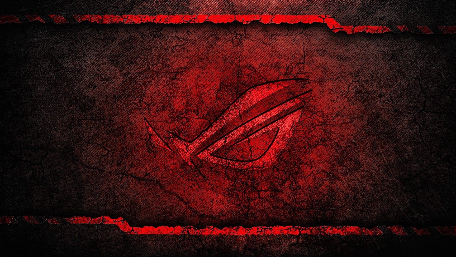 Logo ASUS ROG rosso, hardware computer, 1920x1080 1080p, Desktop