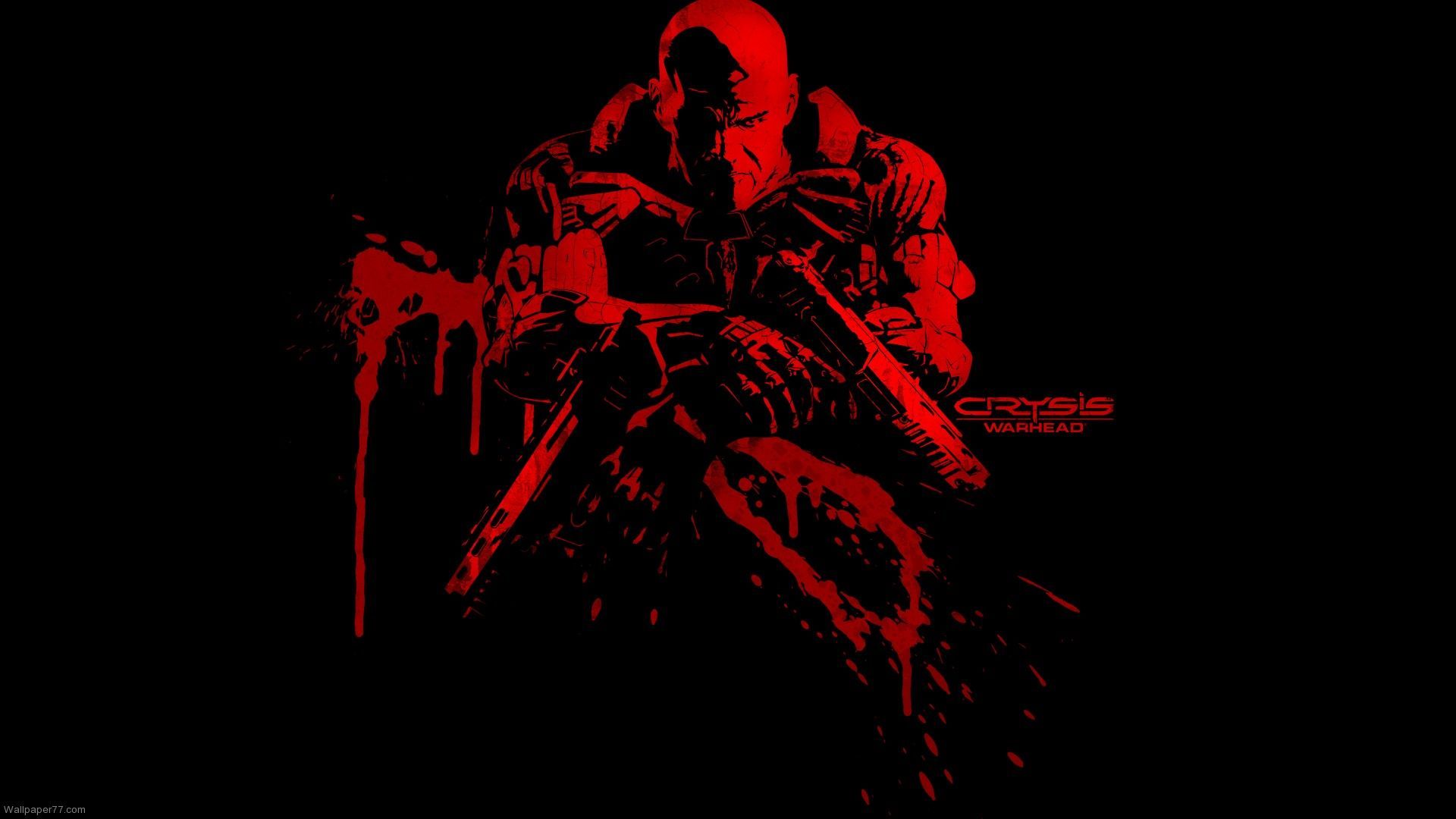 Kratos rosso su nero, 1920x1080 Full HD, Desktop
