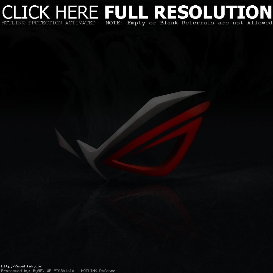 Logo ASUS ROG rosso, Taiwan, 1076x1076 HD, Laptop