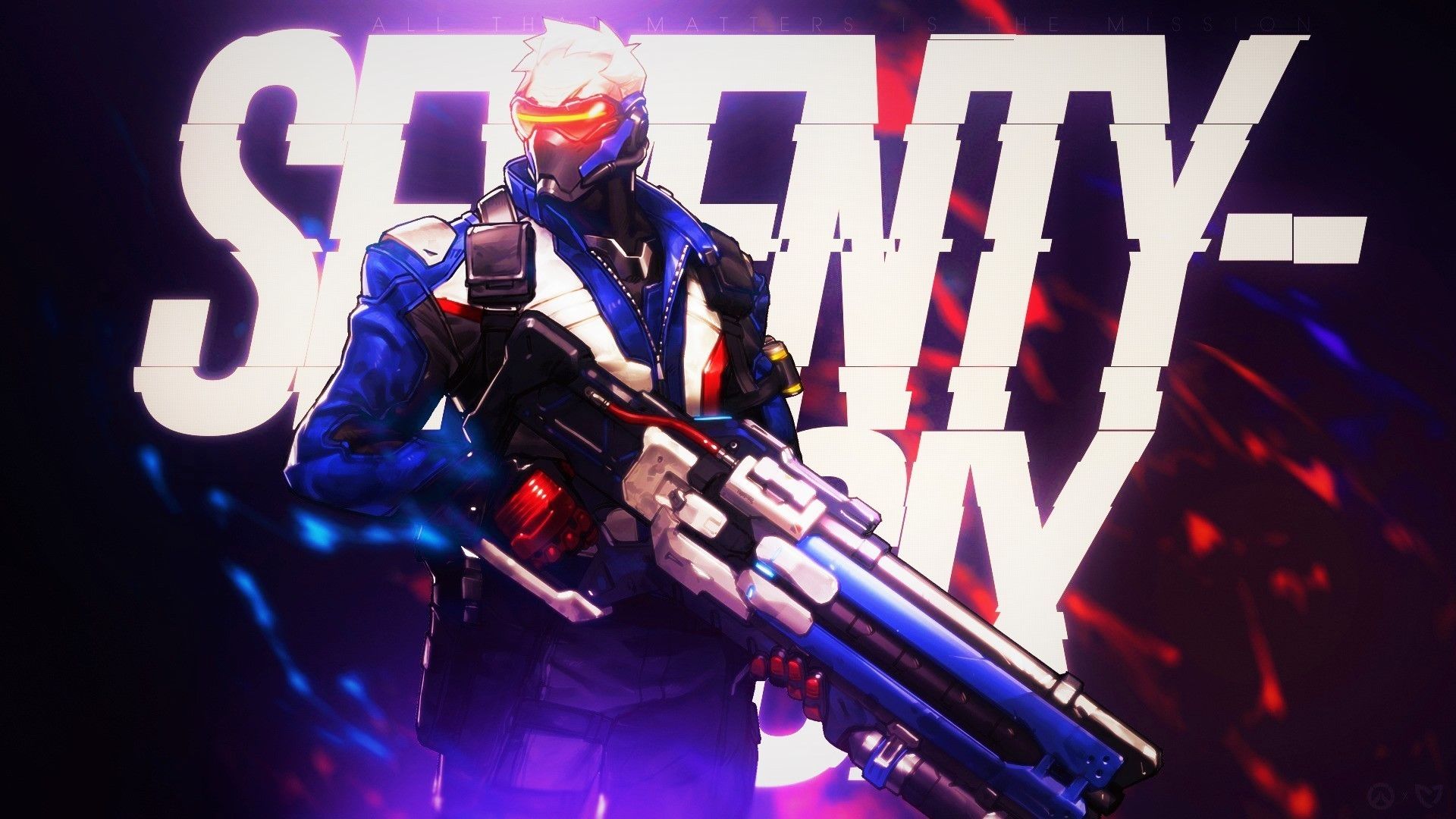 Personaggio robot con arma futuristica, 1920x1080 1080p, Laptop