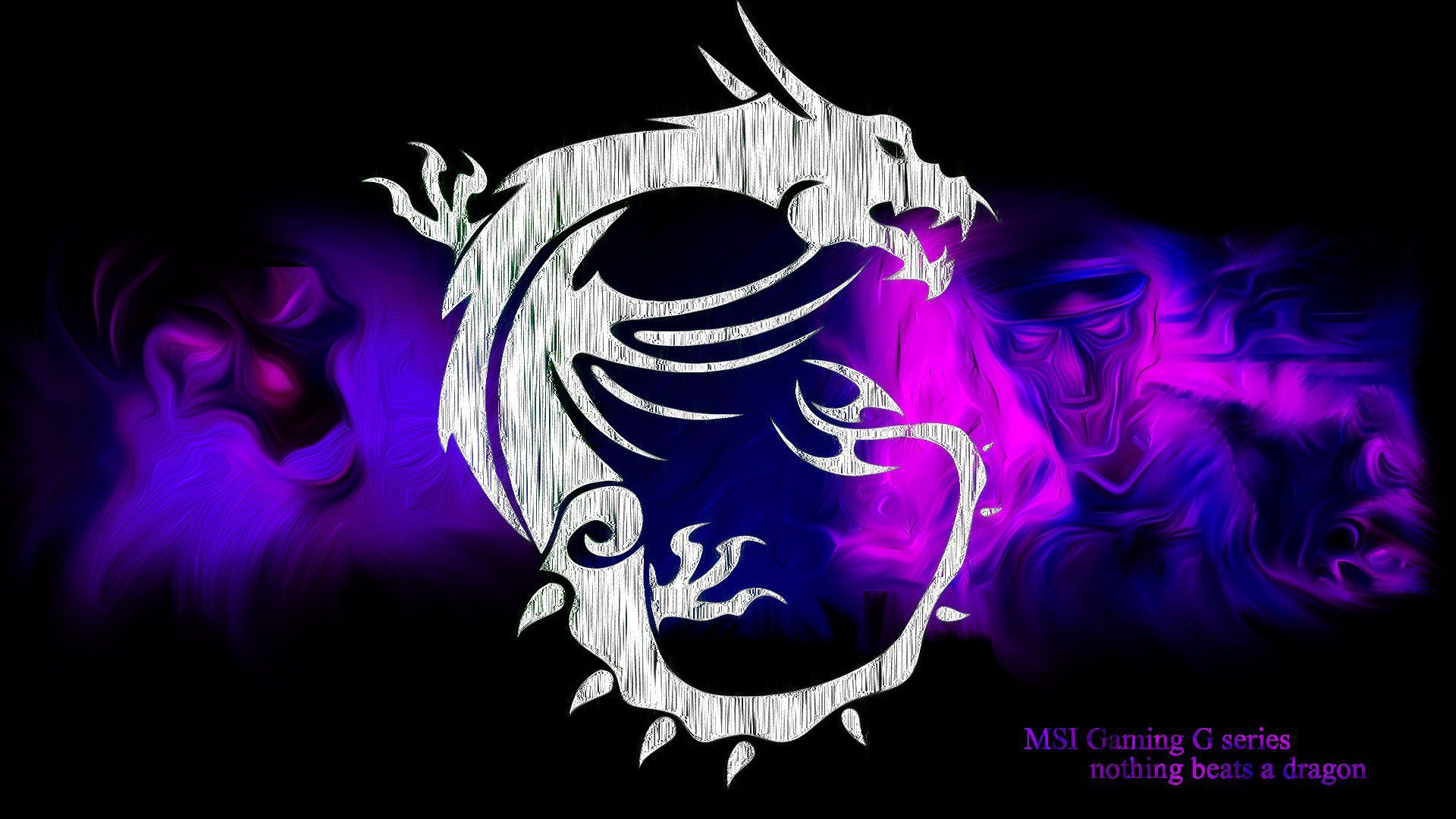 Logo drago MSI viola, hardware gaming, 1920x1080 Full HD, Desktop