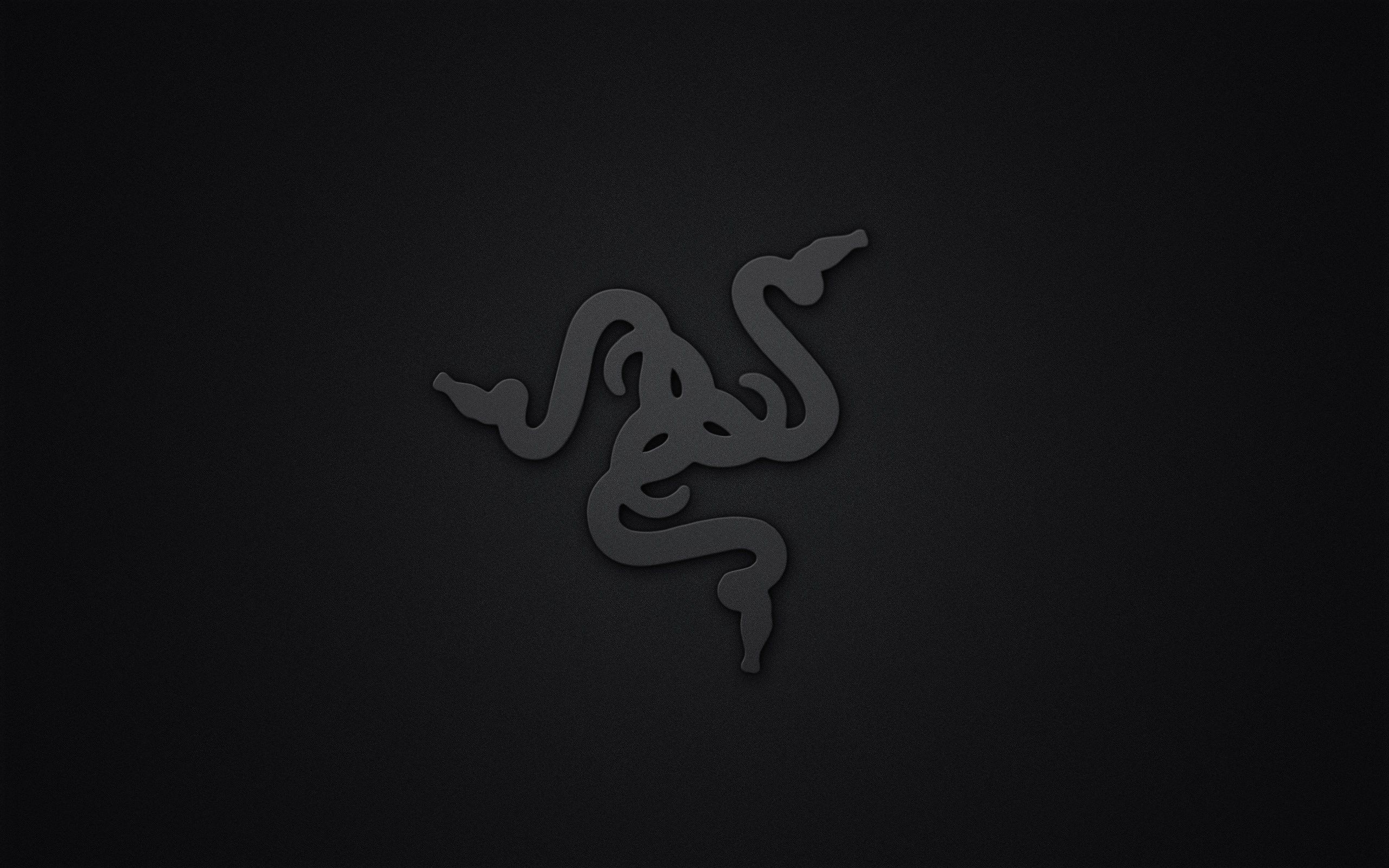 Logo Razer serpenti neri, periferiche gaming, 2560x1600 WQXGA, PC