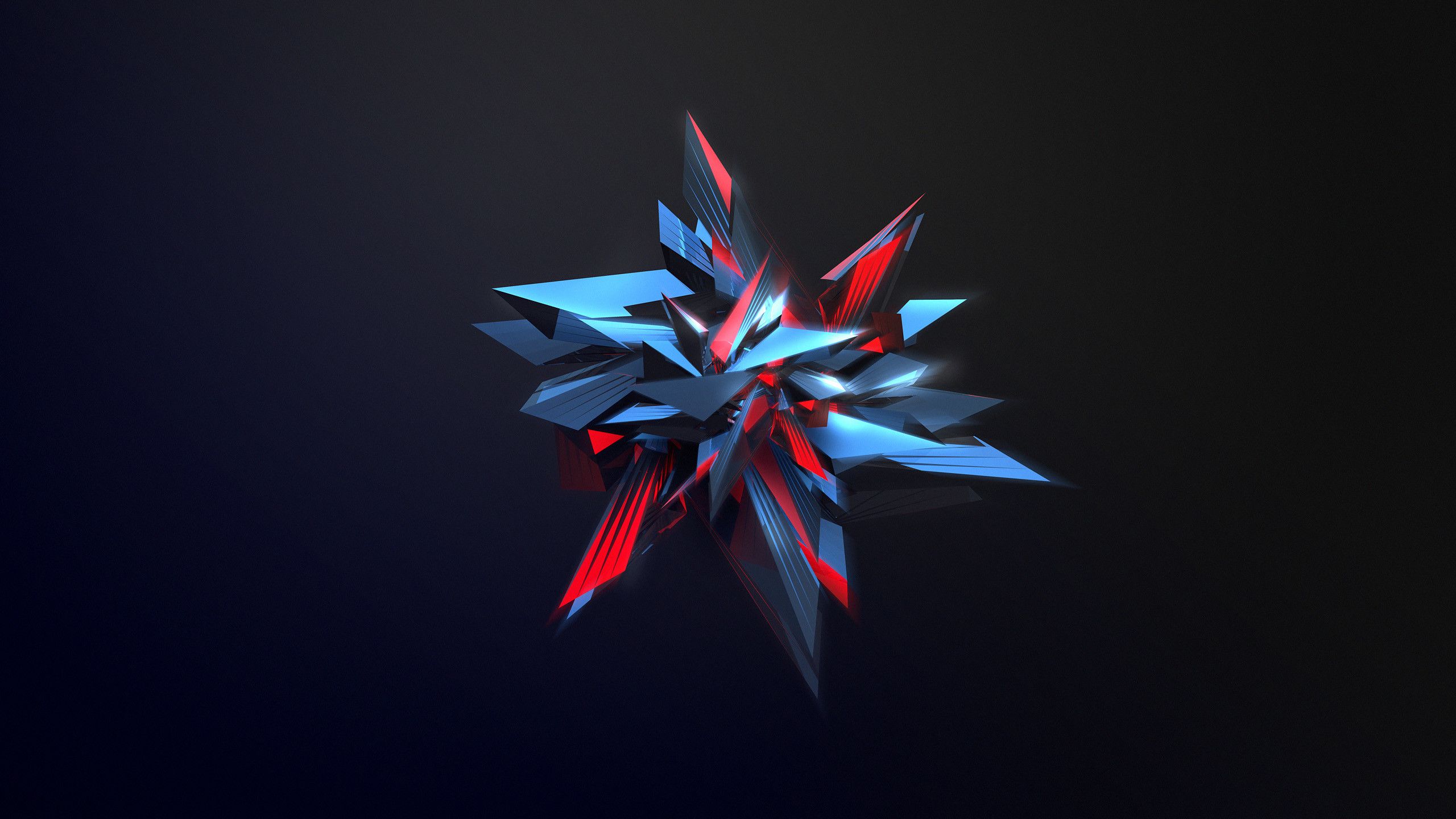 Forma astratta cristallo geometrico, 2560x1440 2K QHD, PC