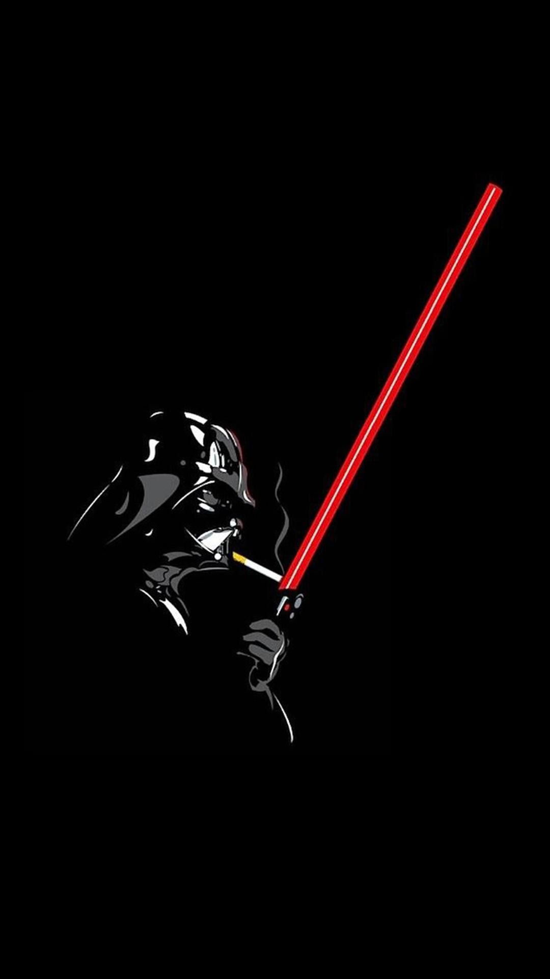 Darth Vader spada laser rossa, 1080x1920 Full HD Verticale, Smartphone