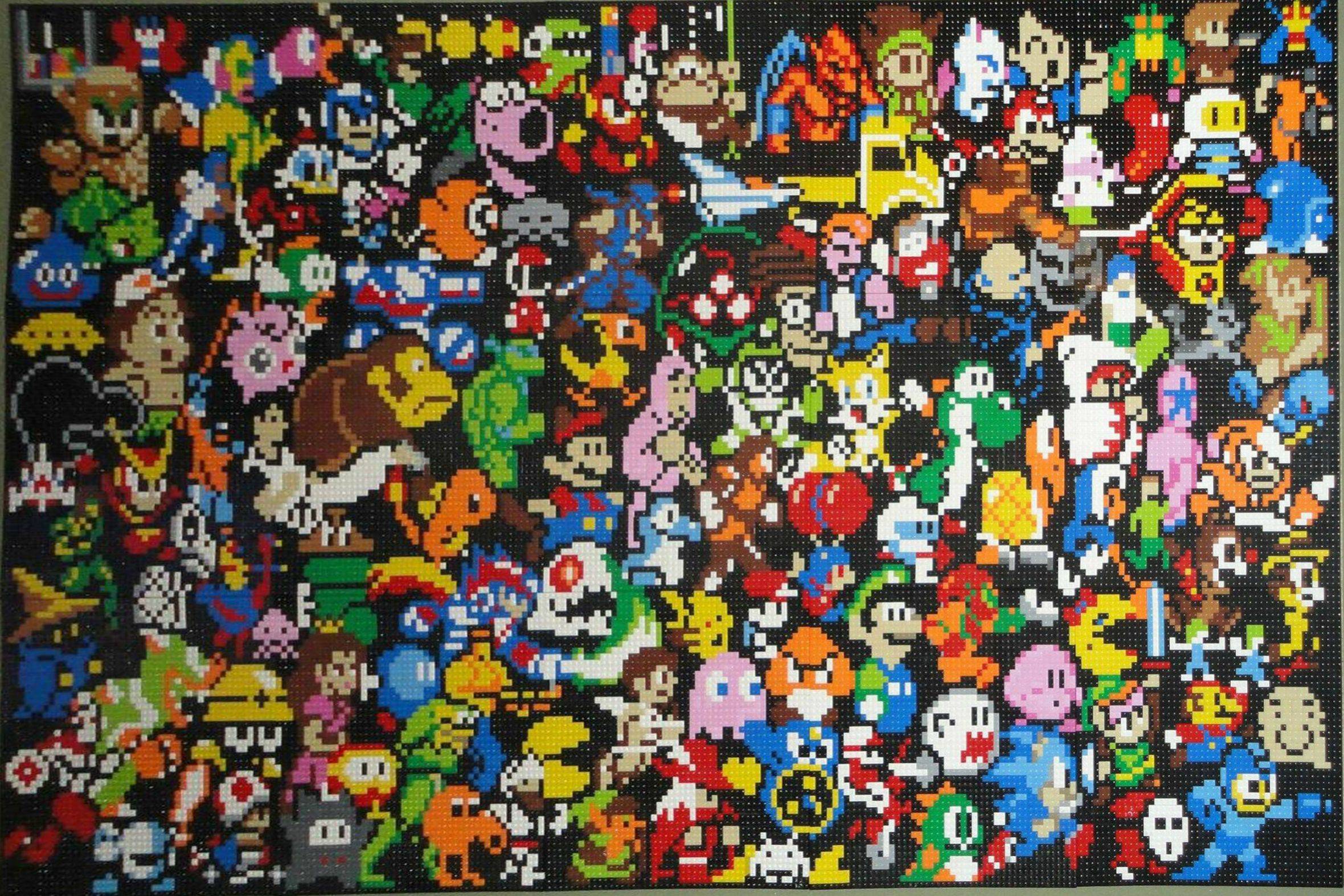 Space Invaders retro arcade game, 1920x1080 Full HD 1080p, Laptop